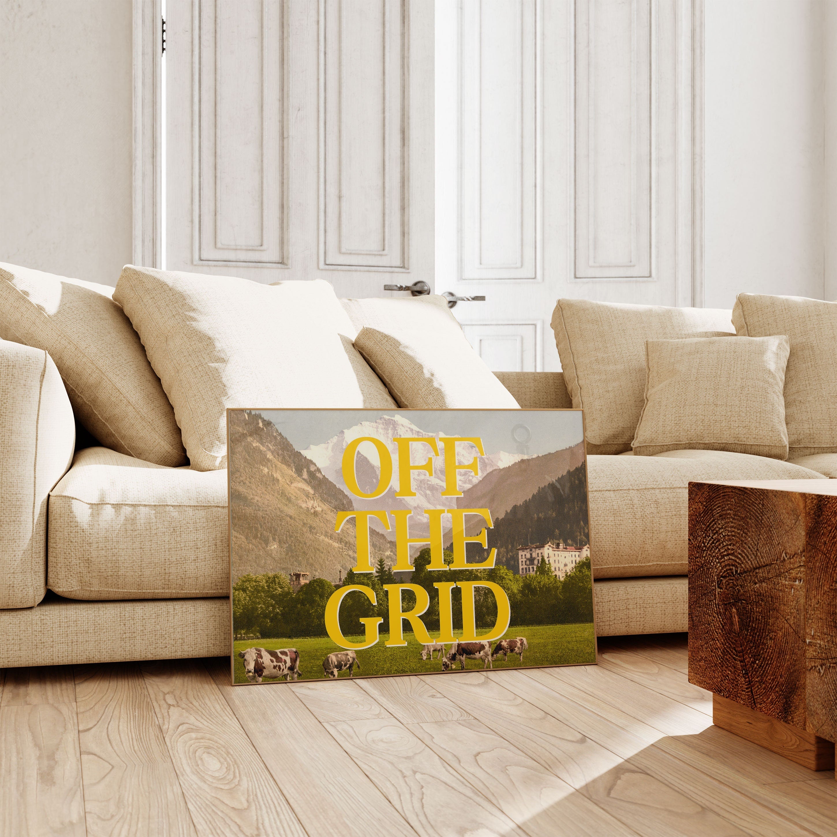 Off the Grid Digital Art Print