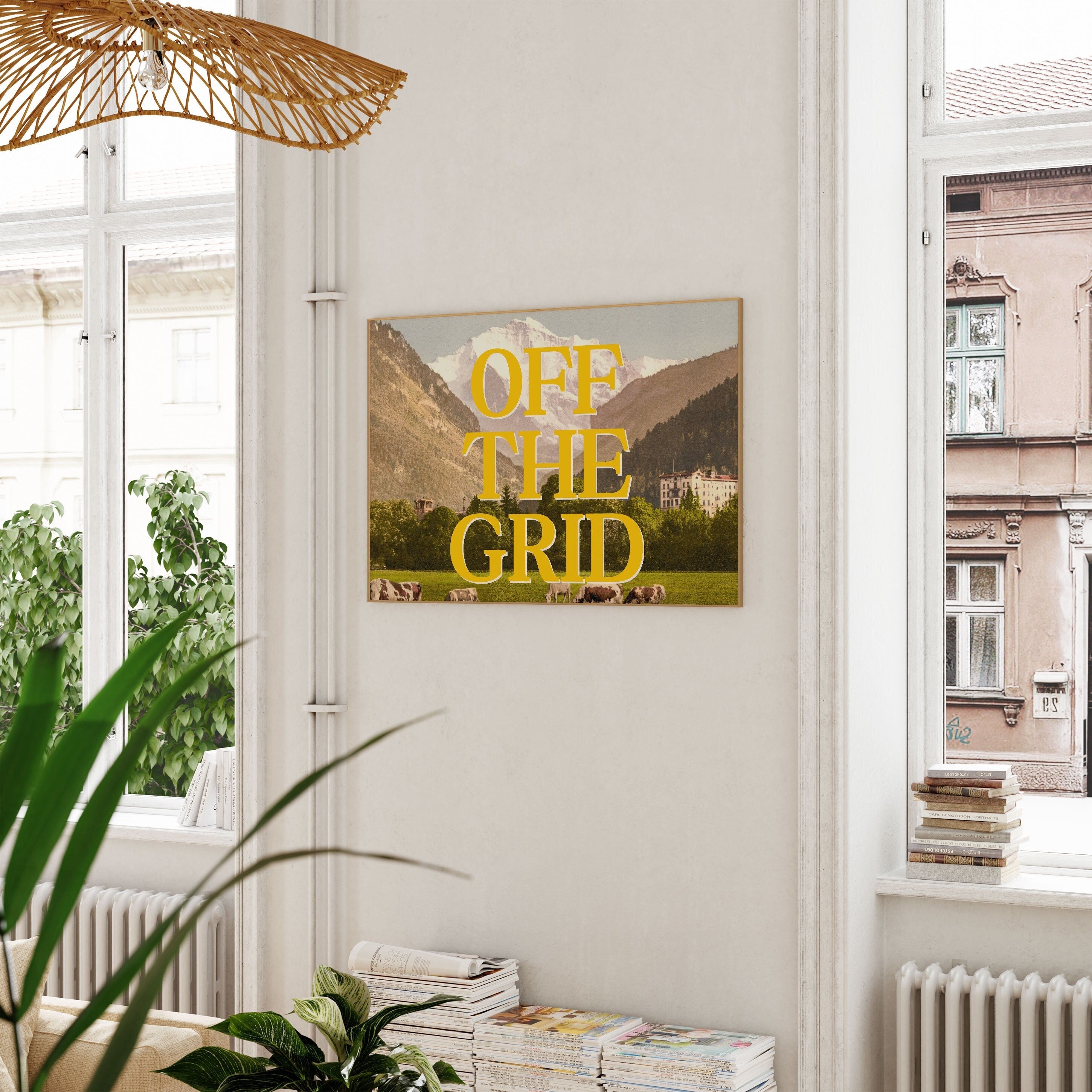 Off the Grid Digital Art Print
