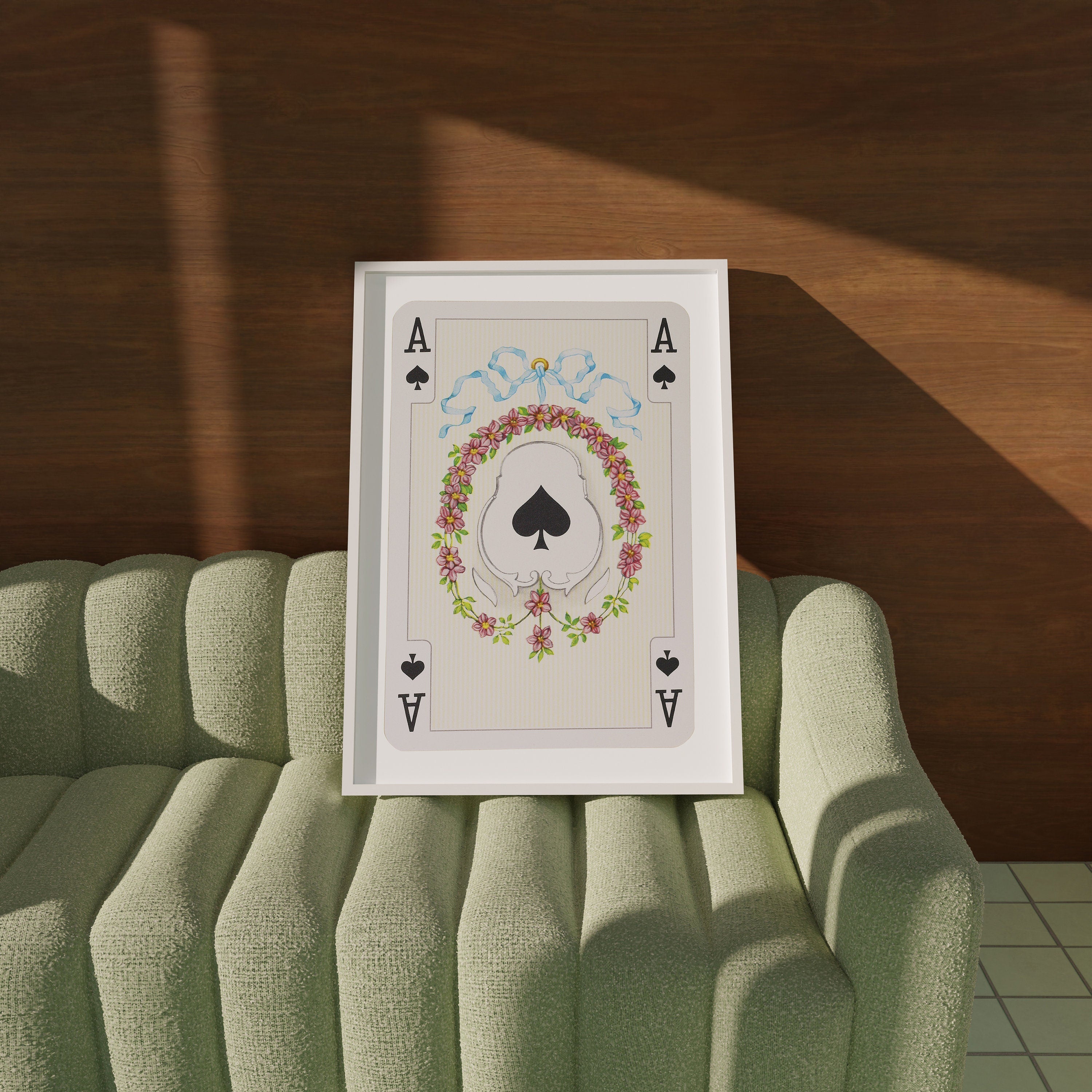Lucky Girl Quote, Retro Card Posters, Lucky Girl Syndrome Art,  Trendy Wall Art, Aesthetic Print, Dorm Art, Ace of Hearts Art, Playing Card