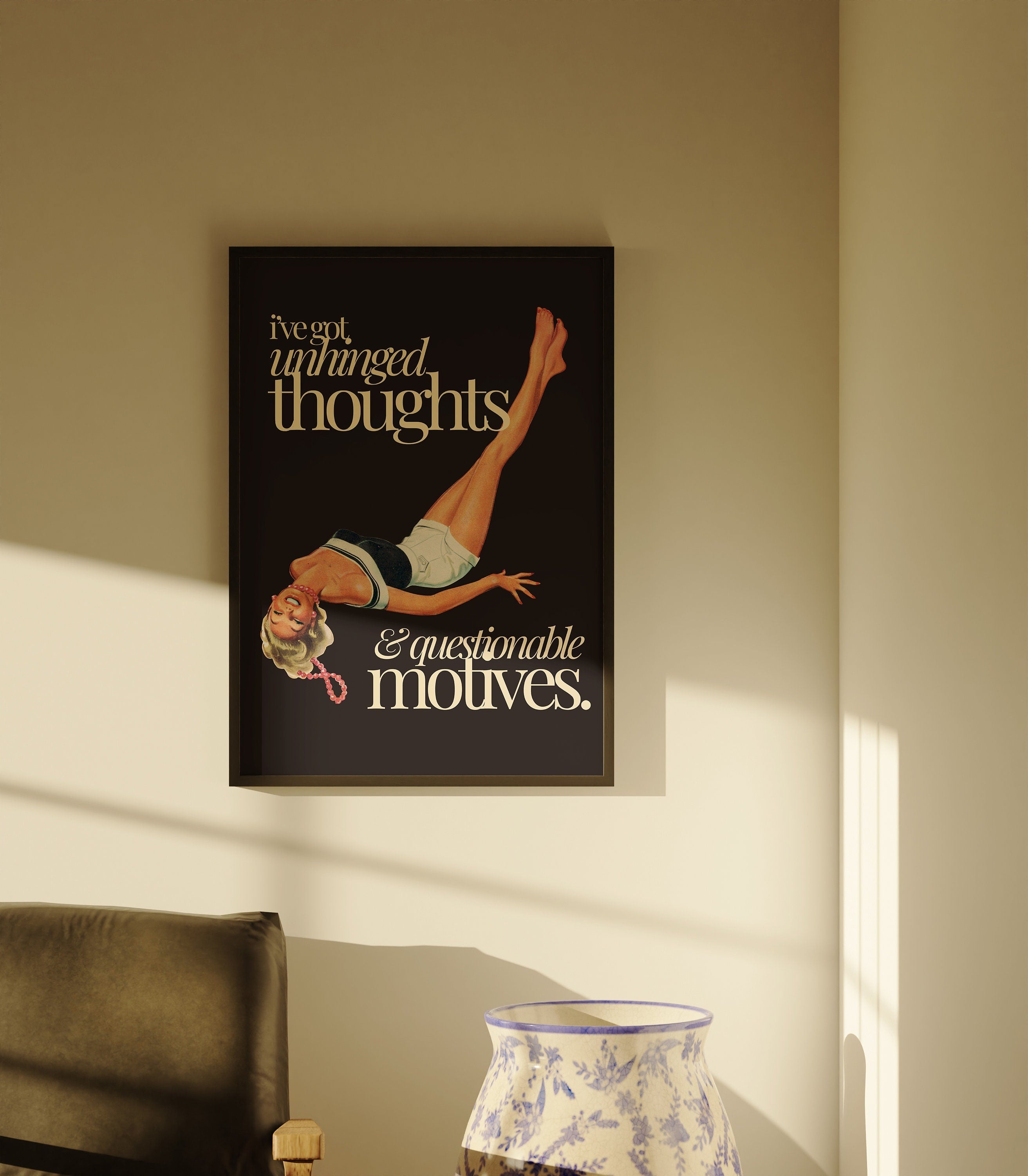 Unhinged Thoughts Digital Art Prints