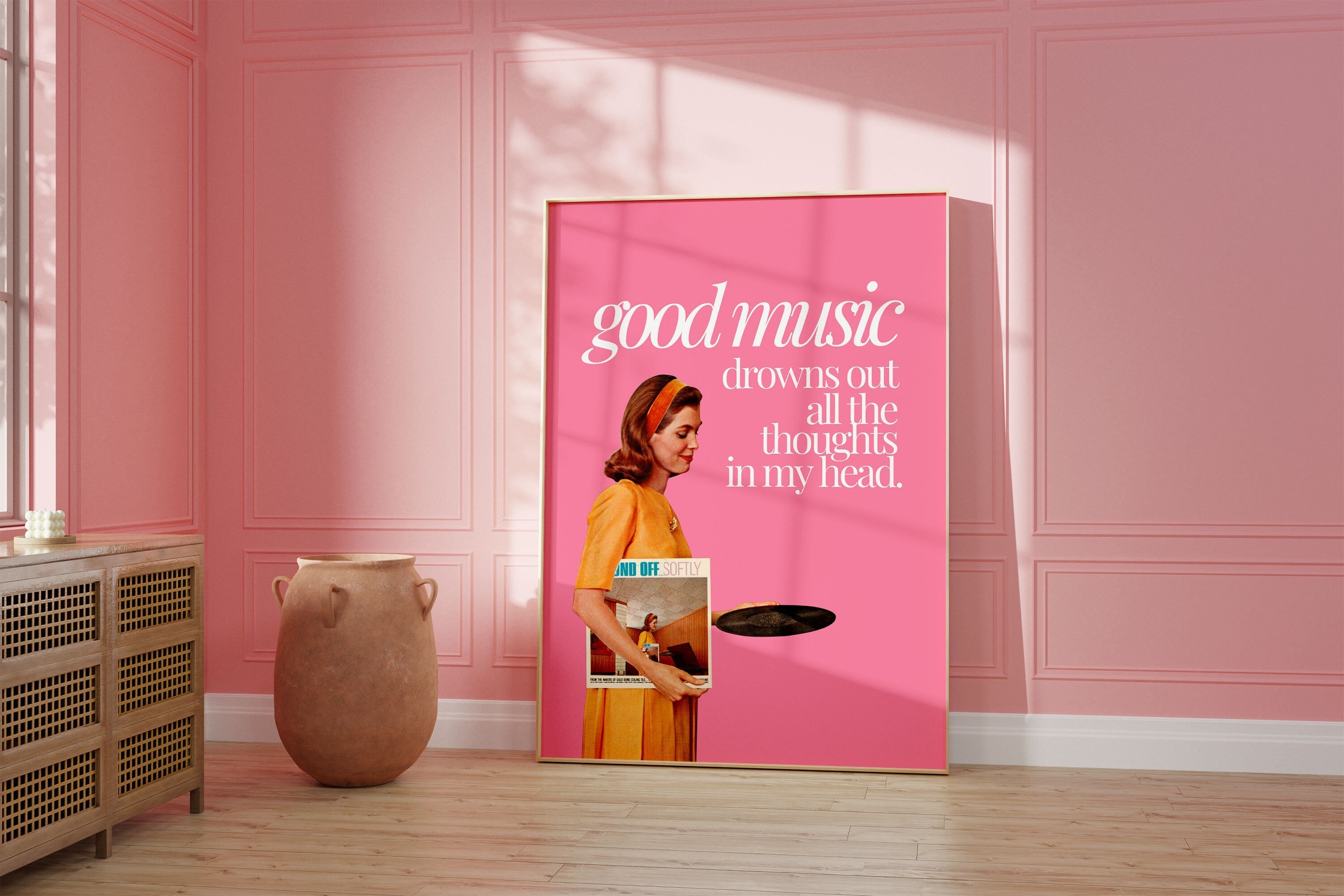 Good Music Digital Art Print