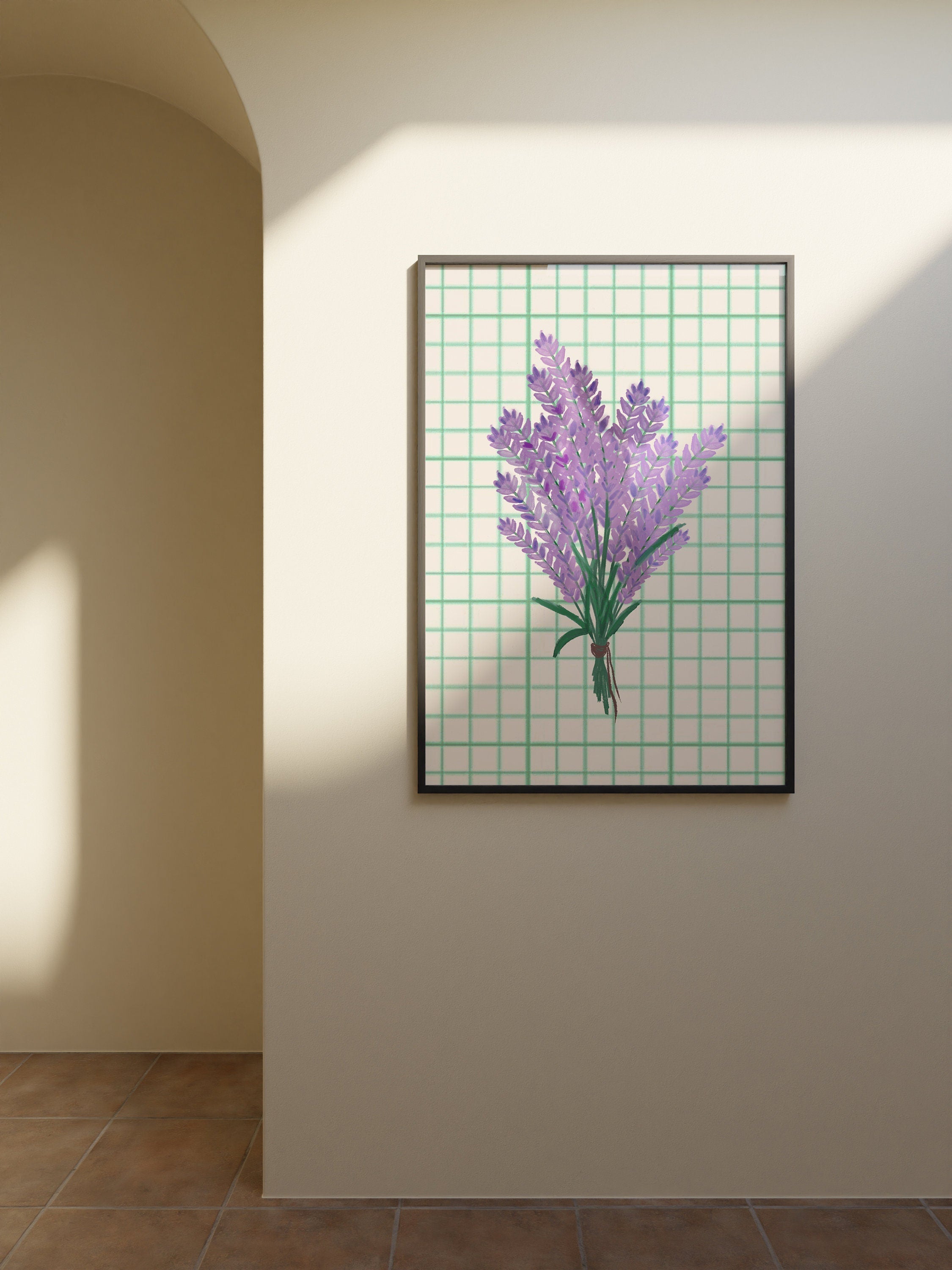 Lavender Bouquet Digital Art Prints
