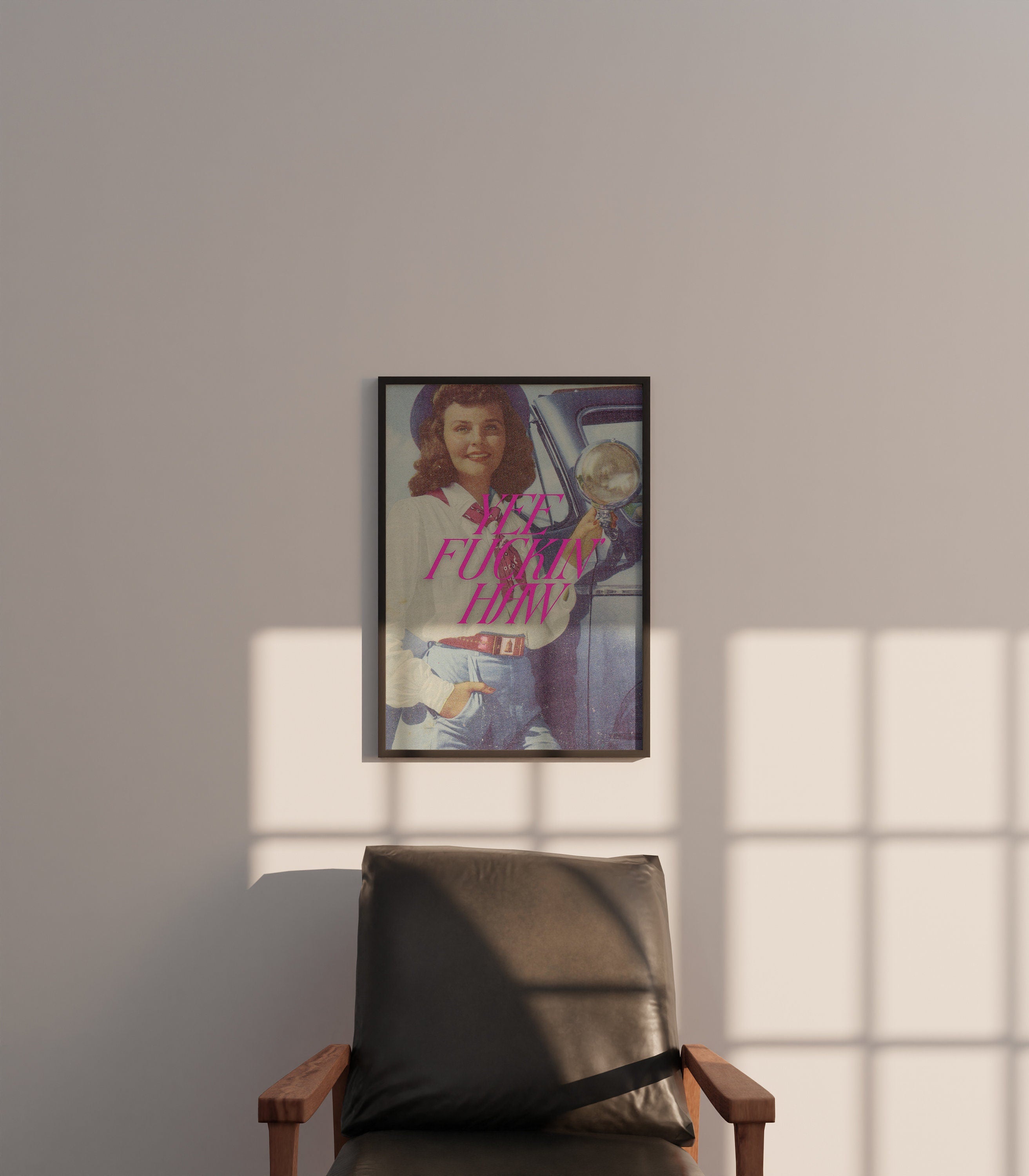 Yee Fuckin Haw Digital Art Print