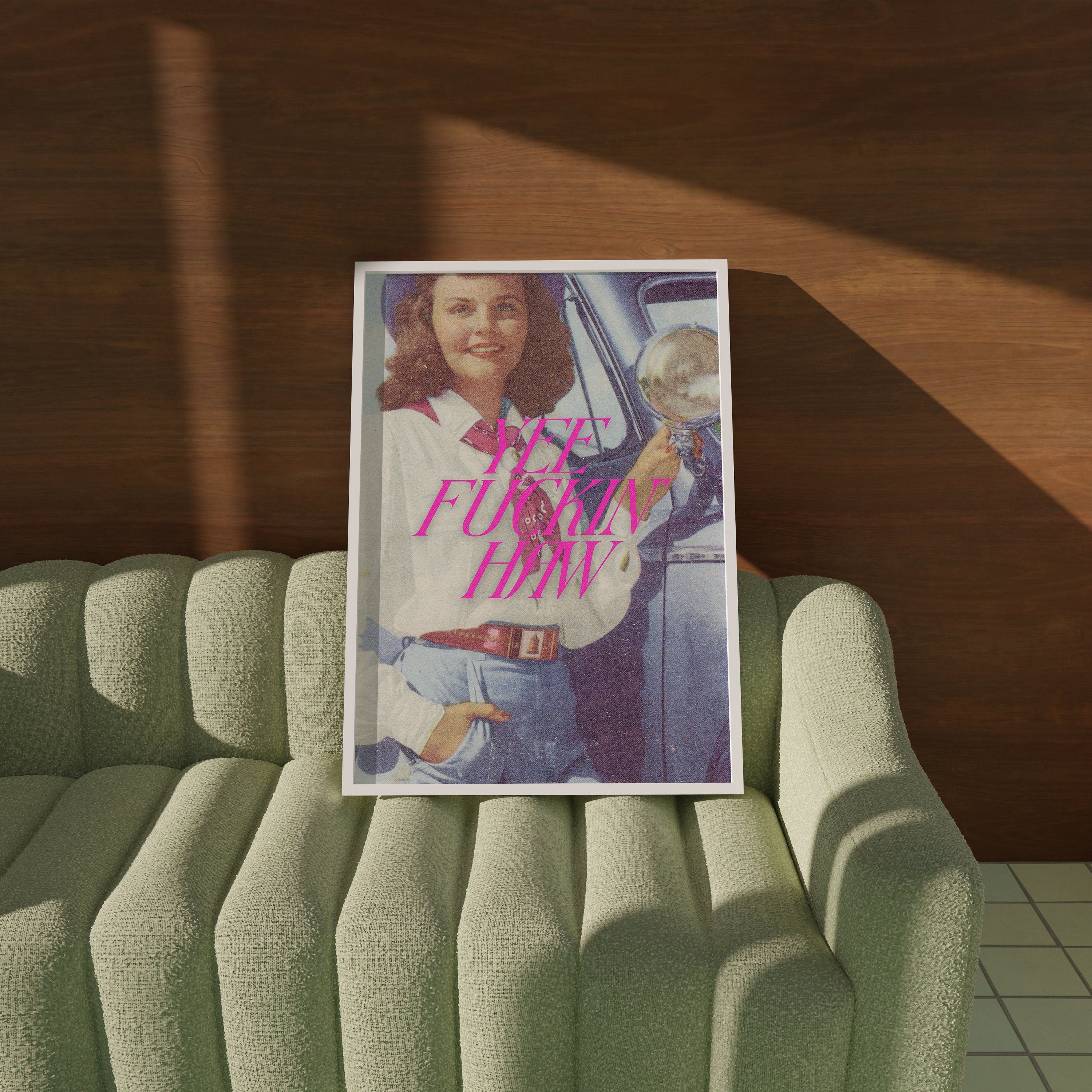 Yee Fuckin Haw Digital Art Print