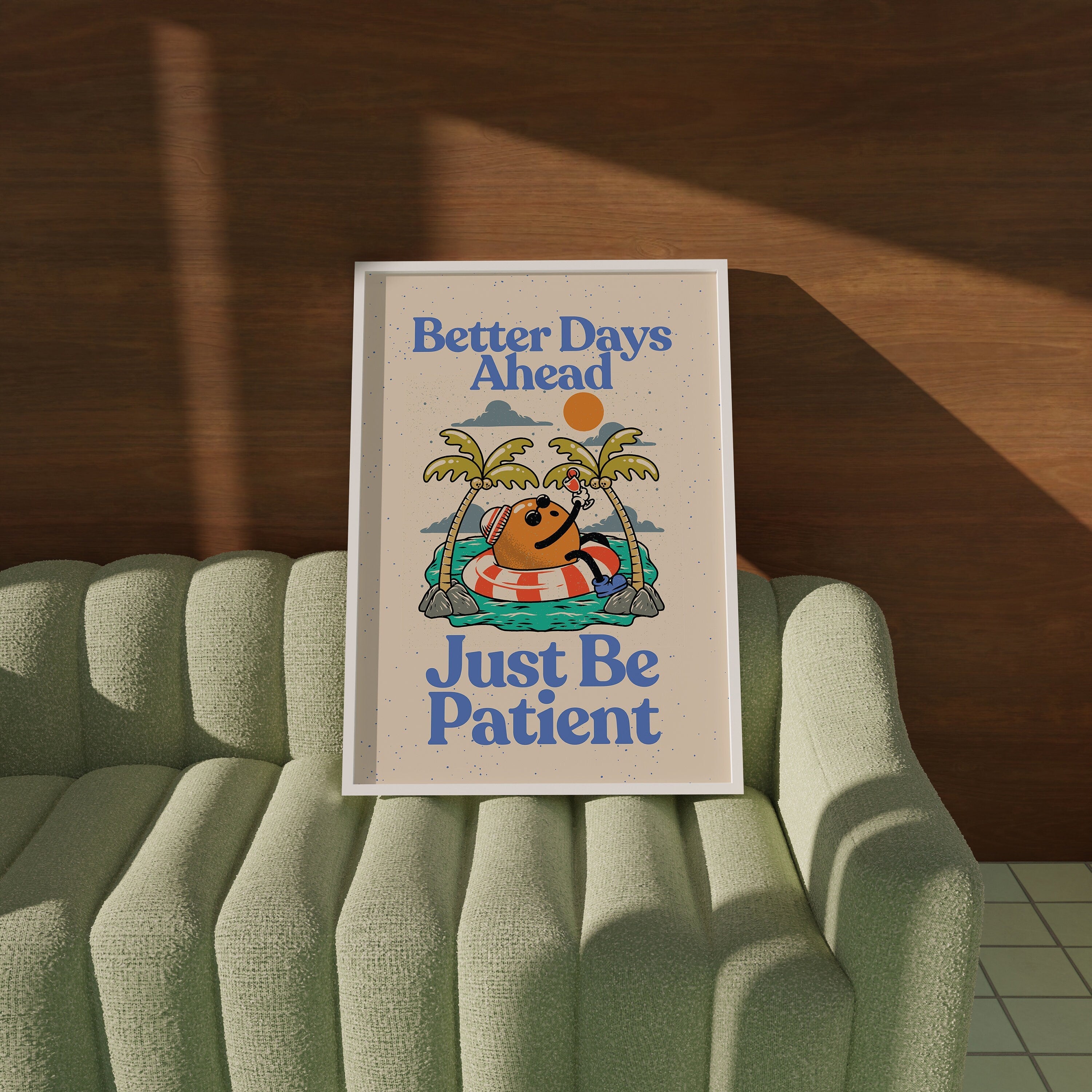 Better Days prints, Classroom art print, motivation art, cute cartoon decor, retro aesthetic, gs print shoppe, trendy dorm decor