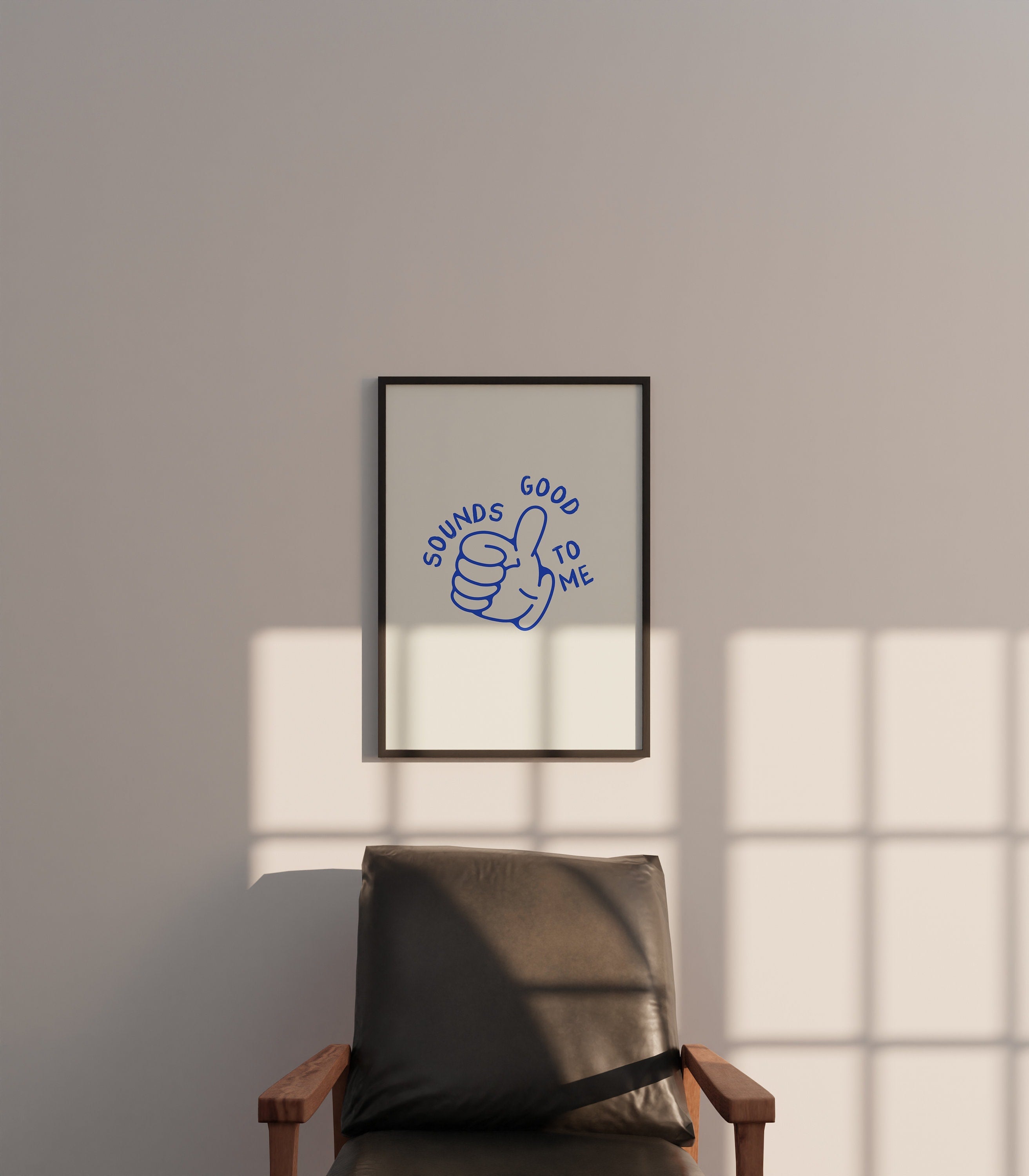 Sounds Good to Me Thumbs Up Digital Art Print