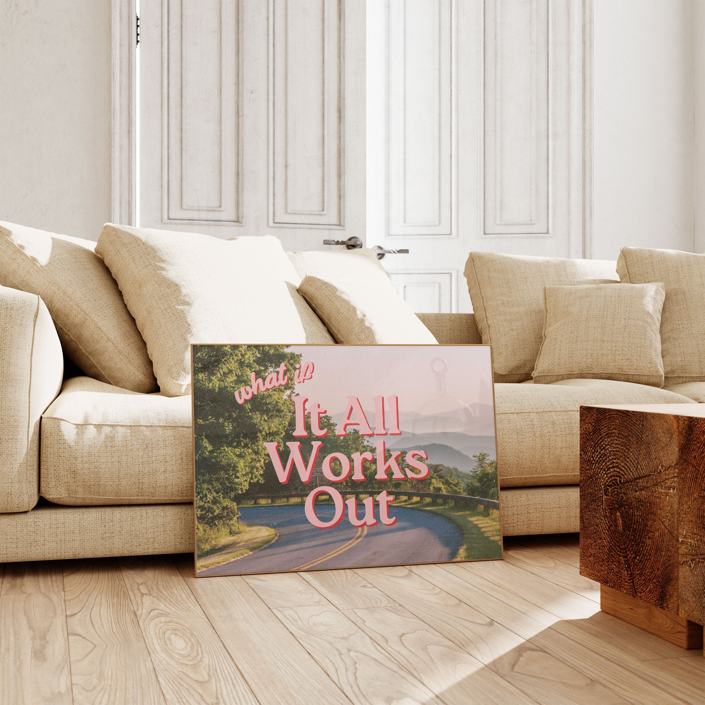 What if it All Works Out Digital Art Print