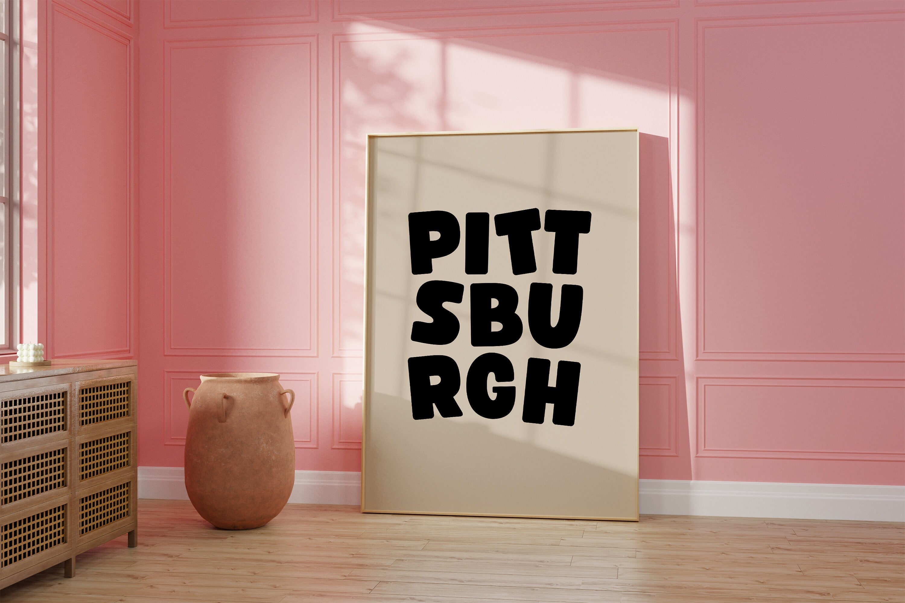See you in Pittsburgh, Retro Pittsburgh Prints,  Pittsburgh poster, Pittsburgh Art Print, Pitt Posters, Pittsburgh Digital Art Print
