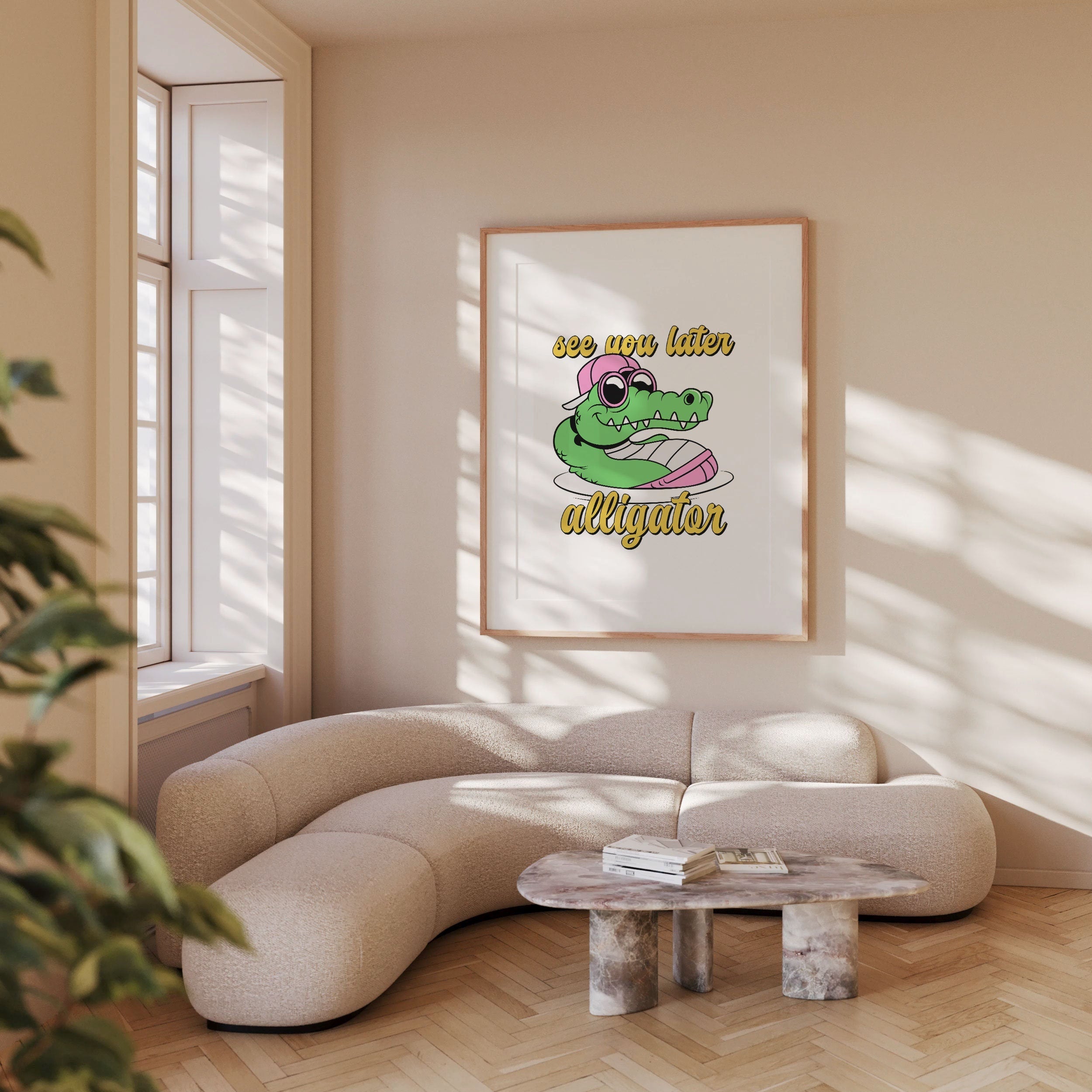 See You Later Alligator Digital Art Print