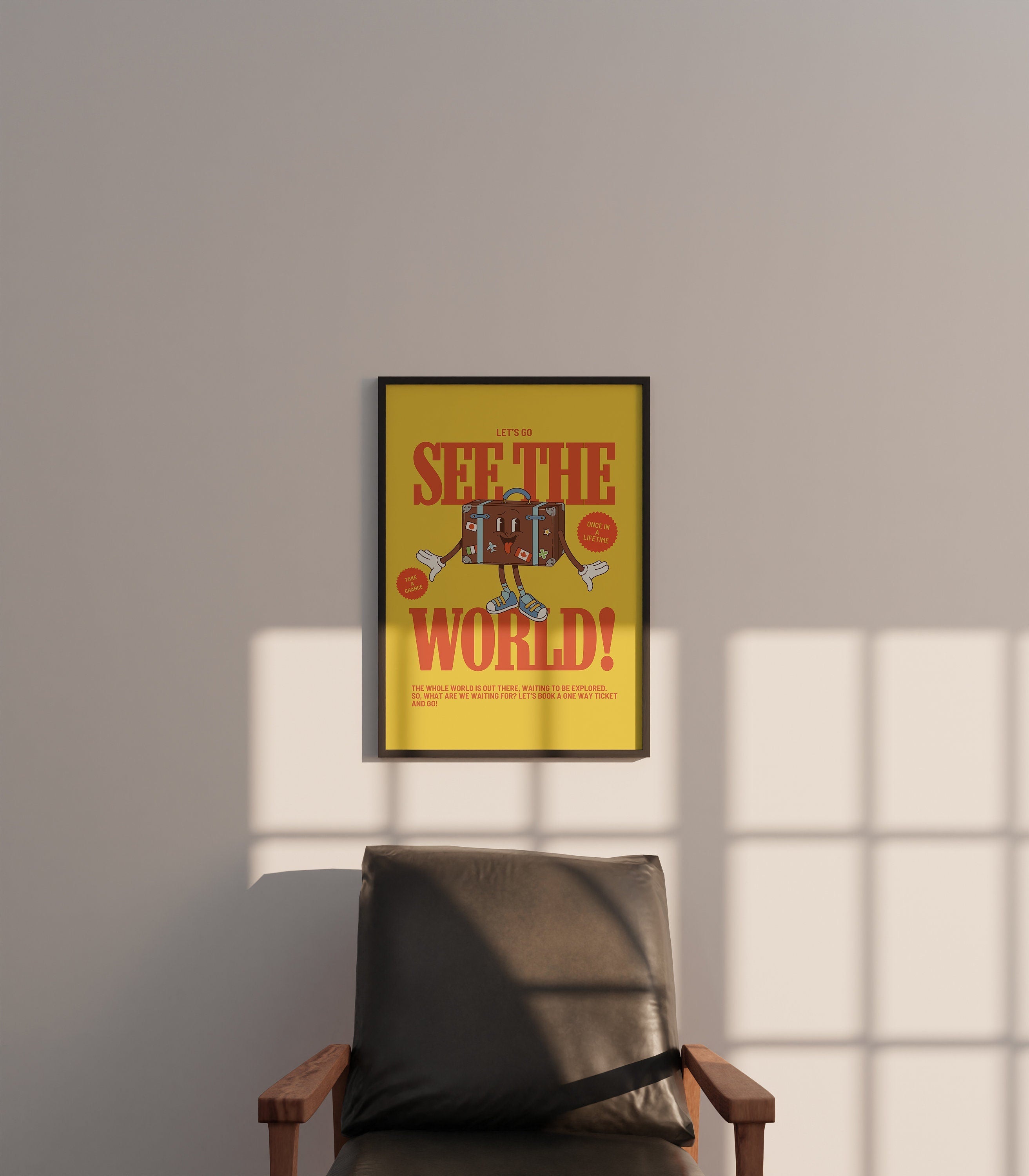 See The World Digital Art Print