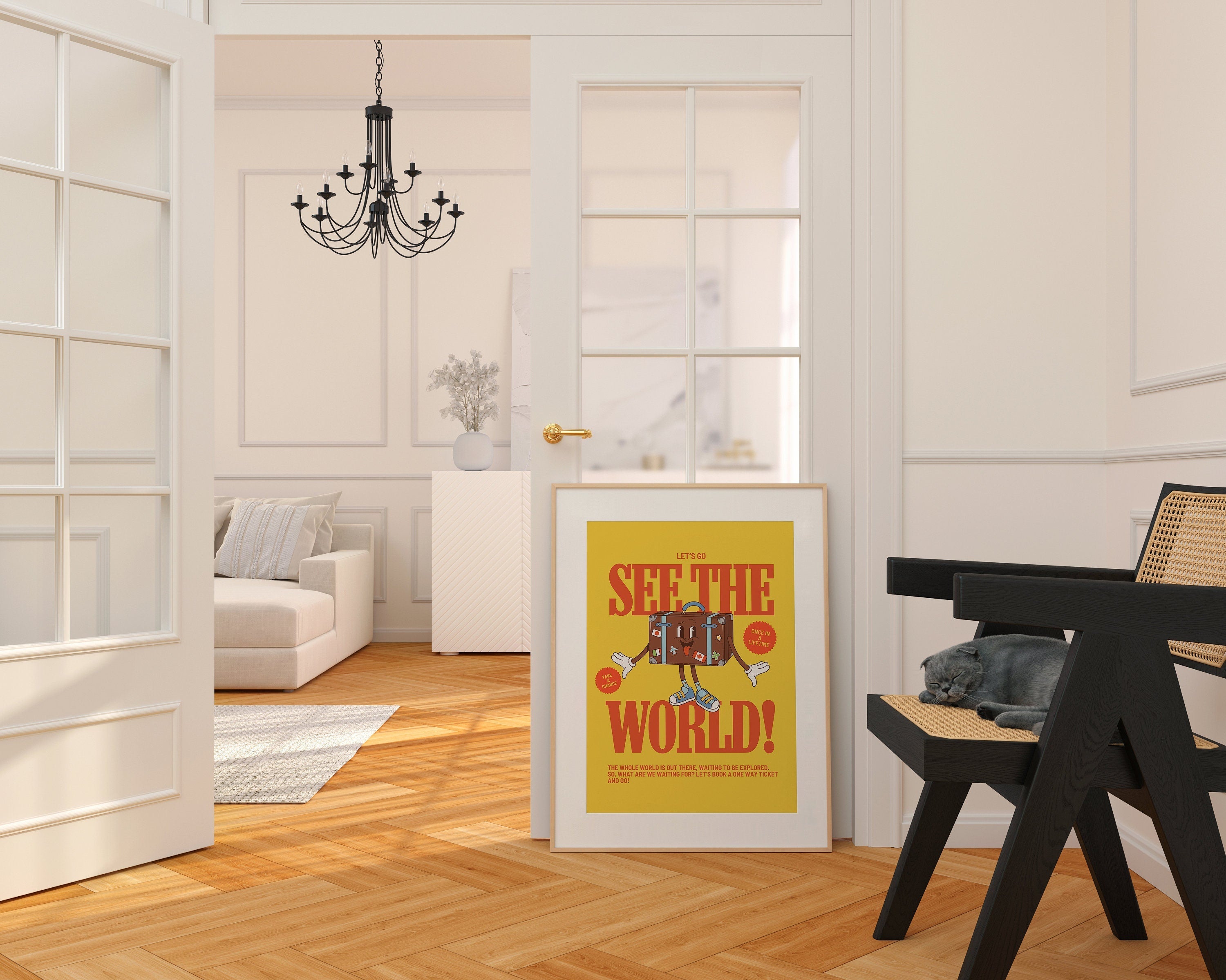 See The World Digital Art Print