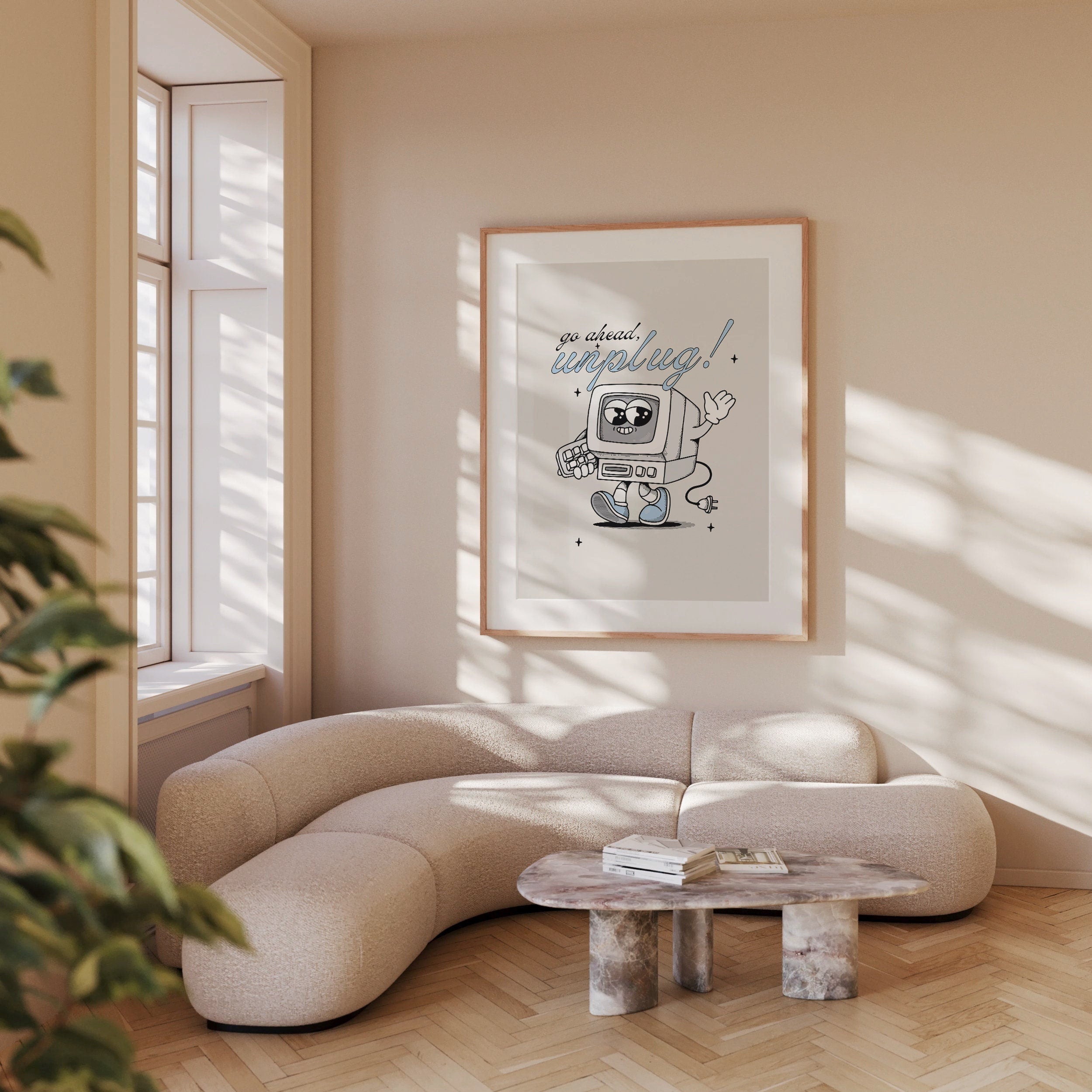 Unplug Digital Art Print