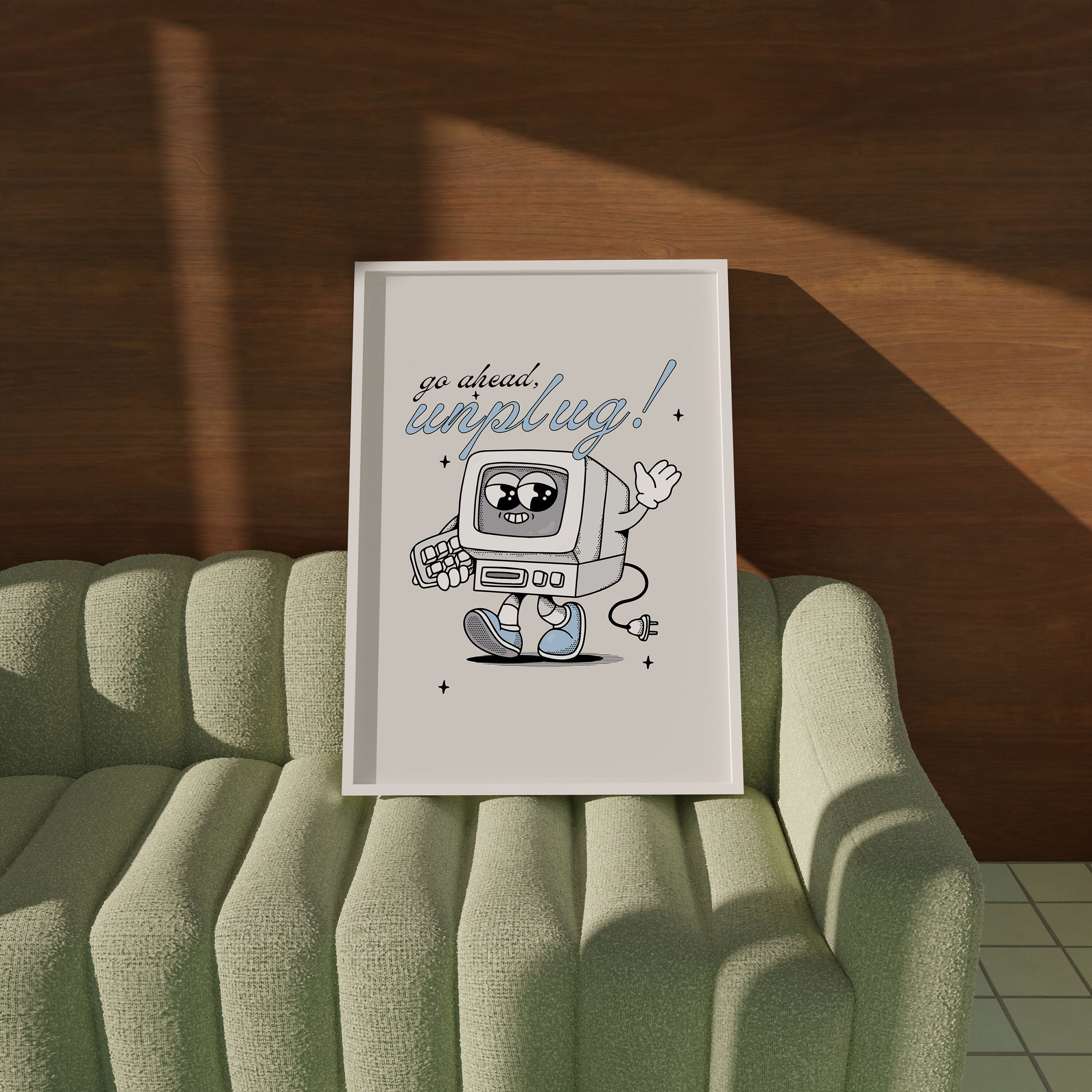 Unplug Digital Art Print