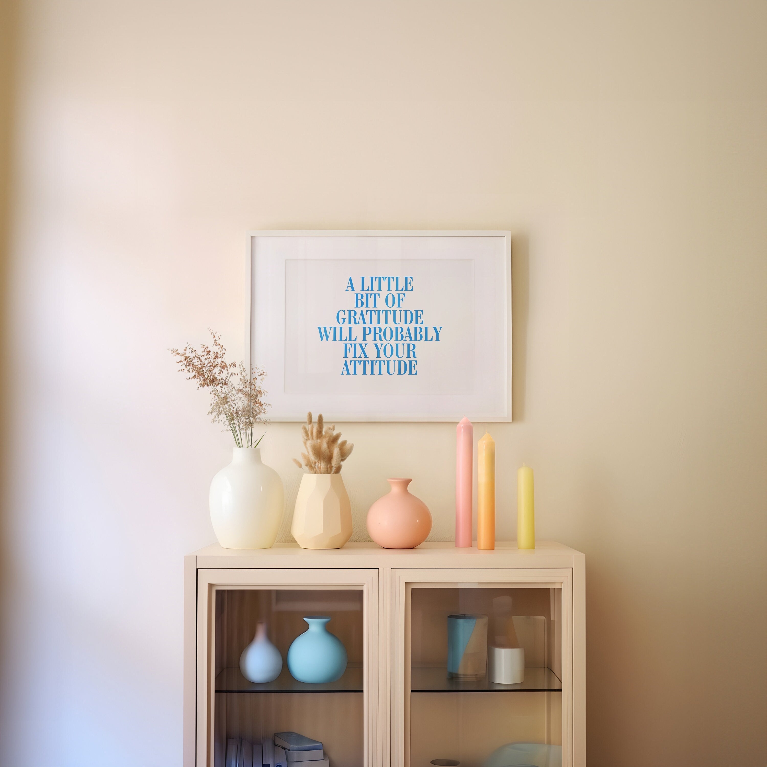 Gratitude Horizontal Digital Art Print