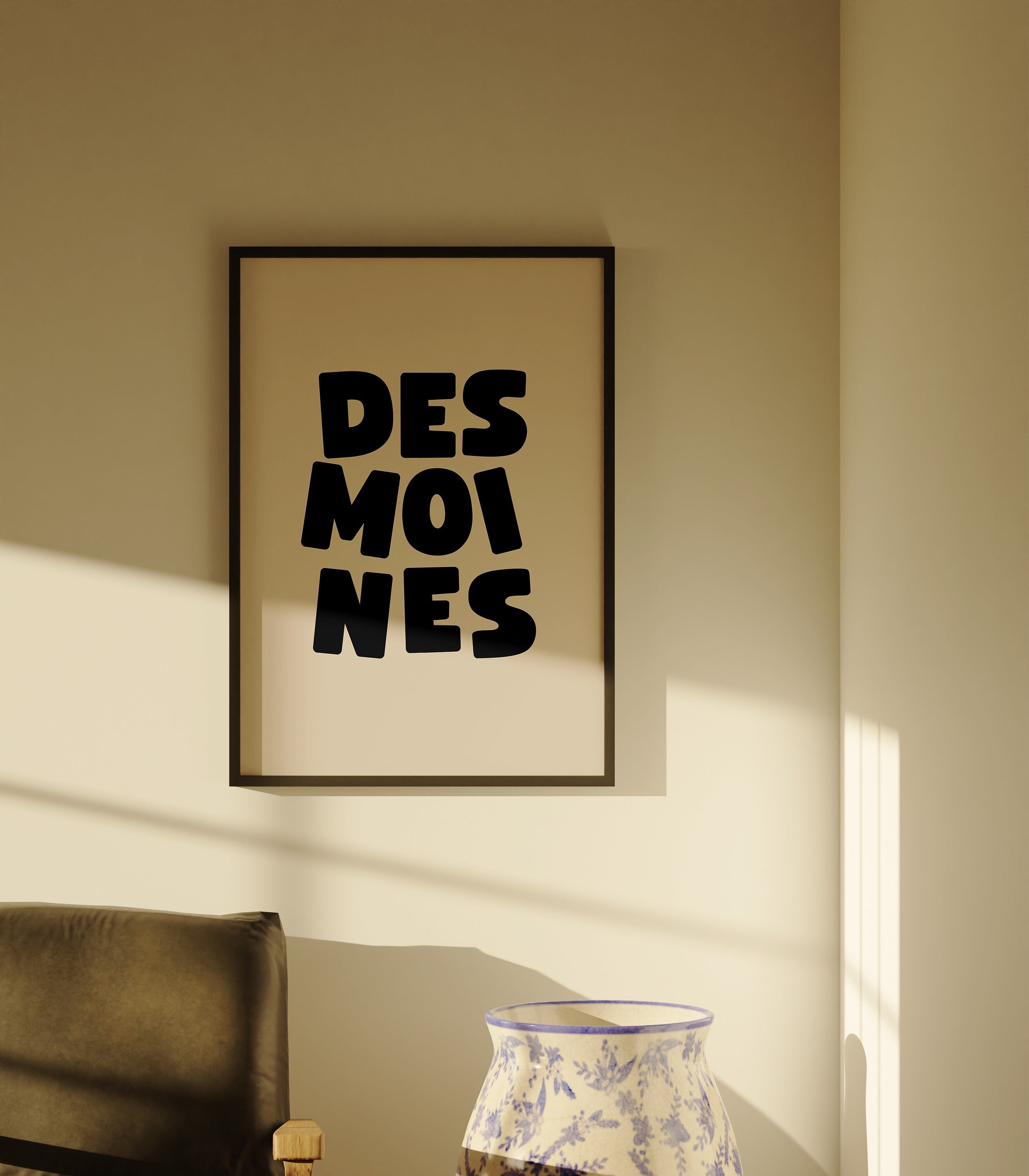 Des Moines Art Print, Digital Art Download, Des Moines Art, Cute Trendy Art, Iowa Posters, Iowa Art Print, Des Moines Posters, Des Moines