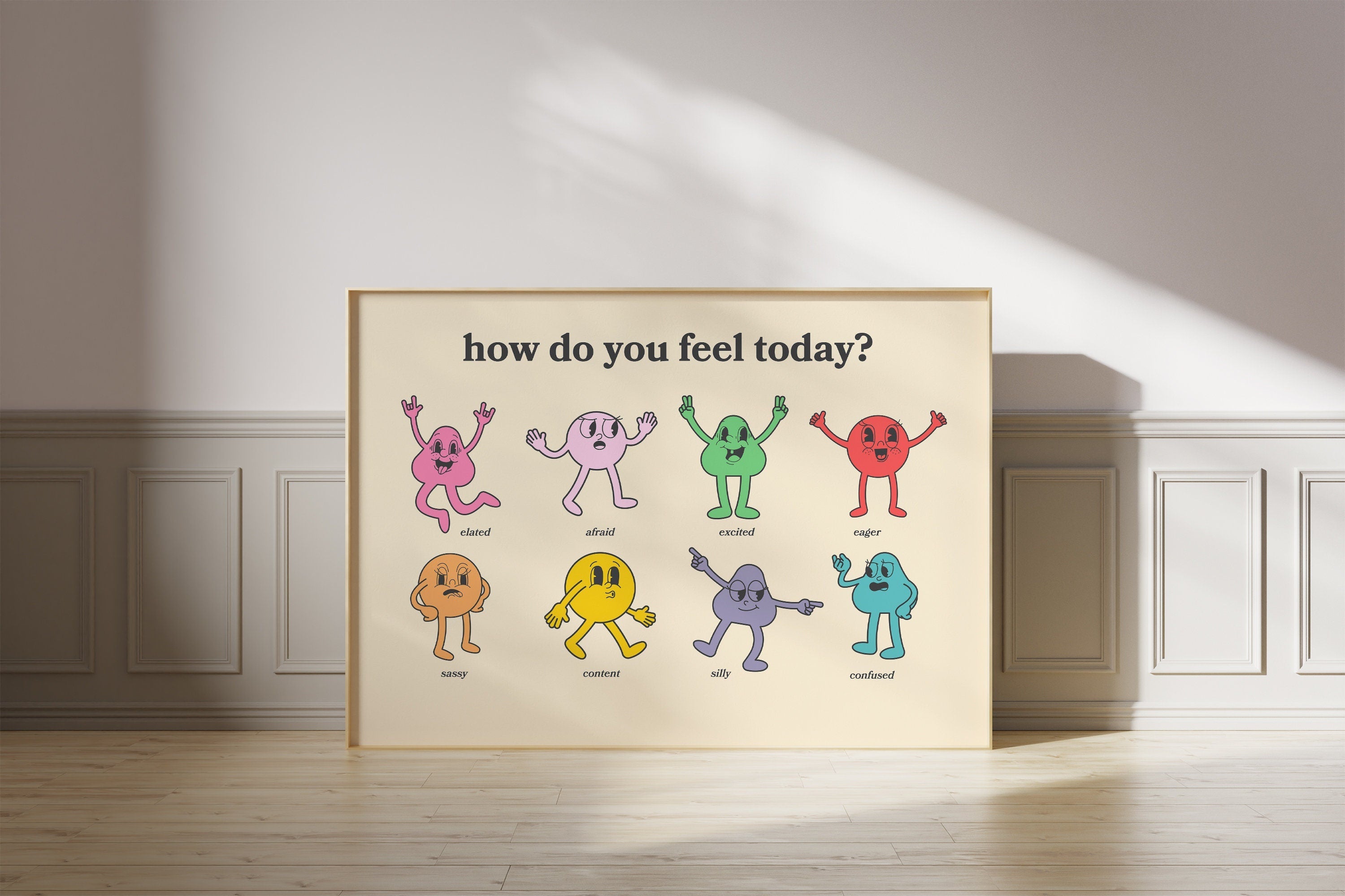 How Do You Feel Today? Horizontal Digital Art Print