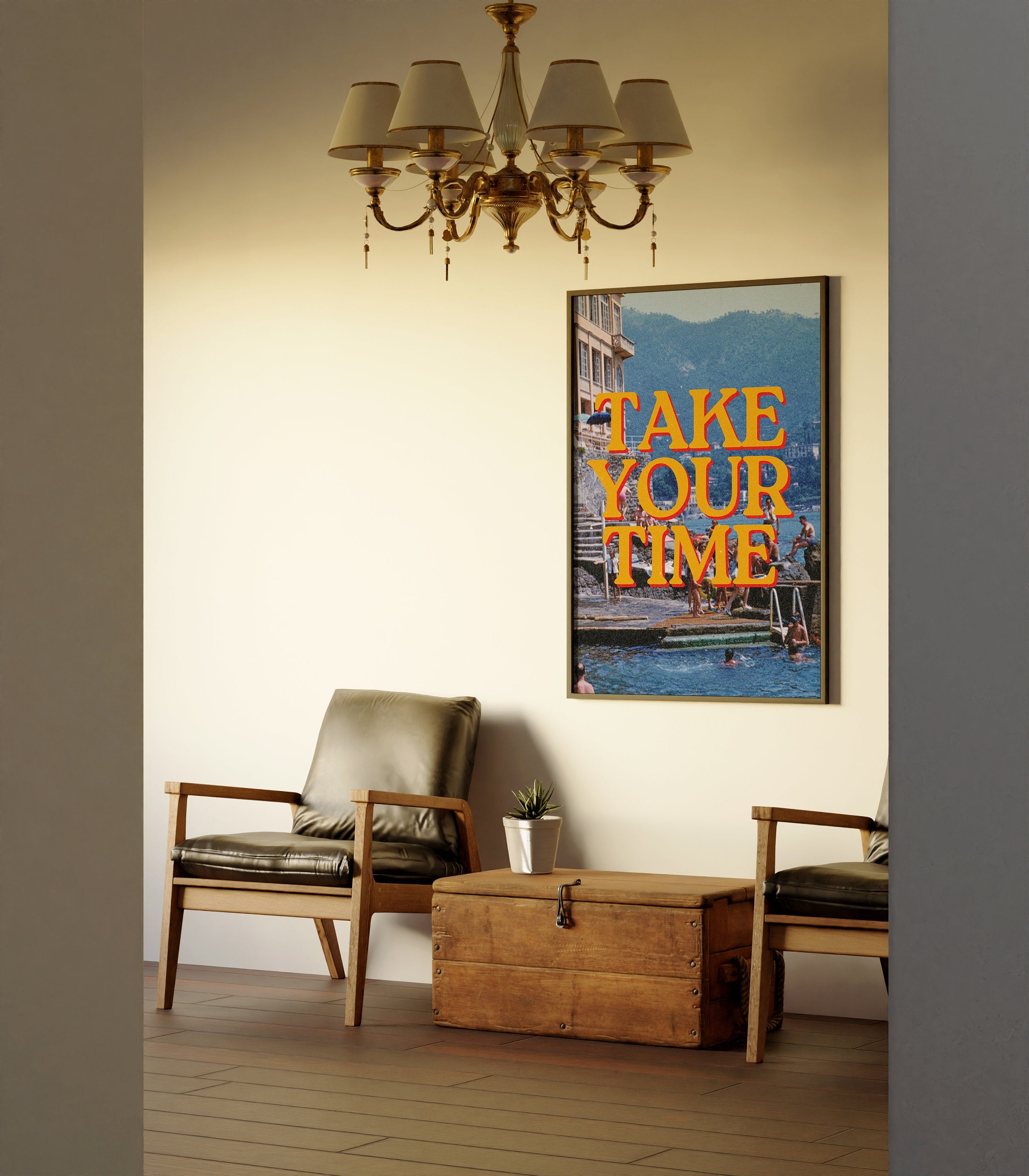 Take Your Time, Retro Photo Art Print, Preppy Art, Bar Car Decor, Trendy Poster, Italy Posters, Bar Cart Decor, Bedroom Art, Italy Prints