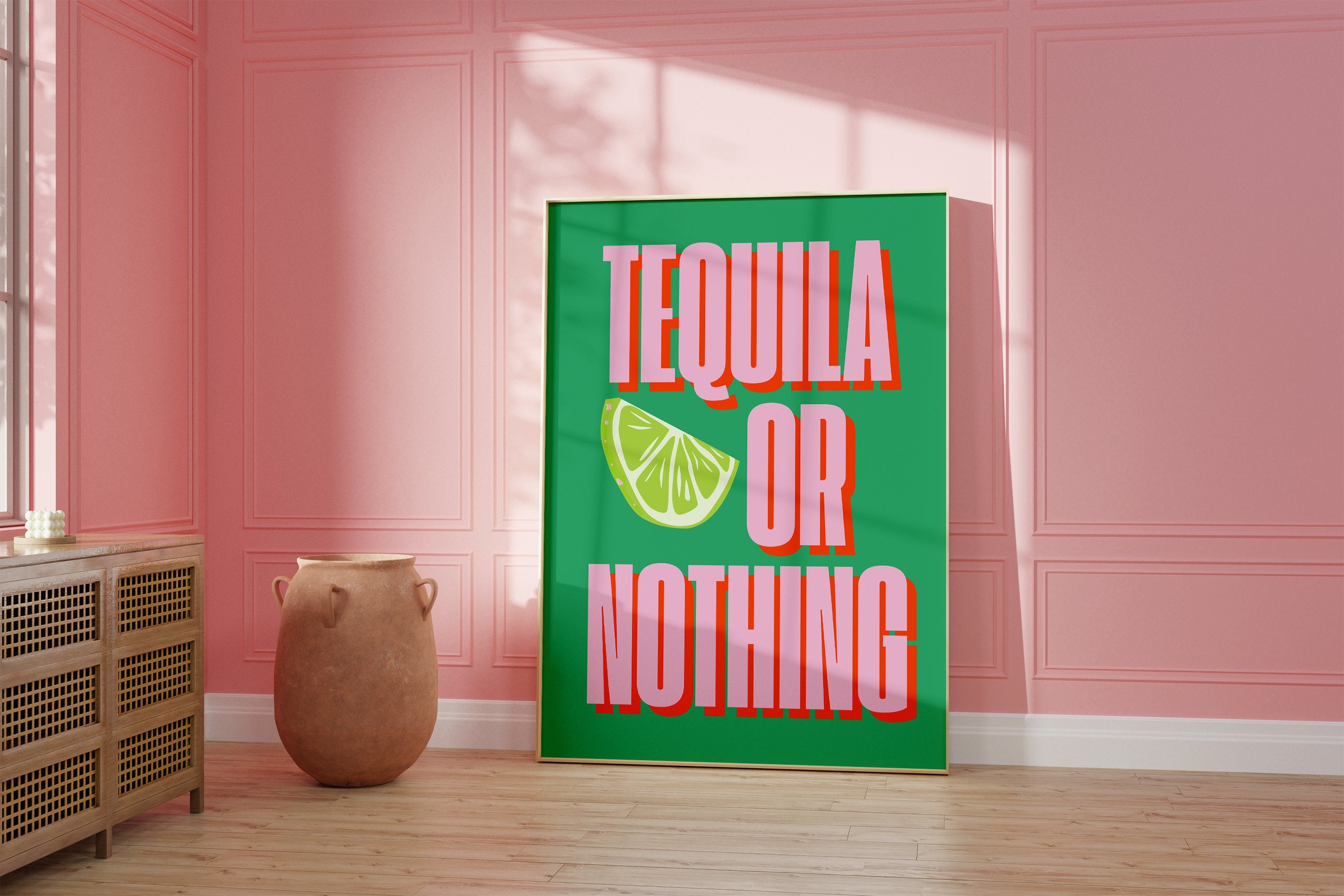 Bar Art Print, Tequila Poster, Tequila Prints, Cute Bar Cart Art, Wall Art, Tequila Art, Tequila Bar Art, Digital Download, Bar Art