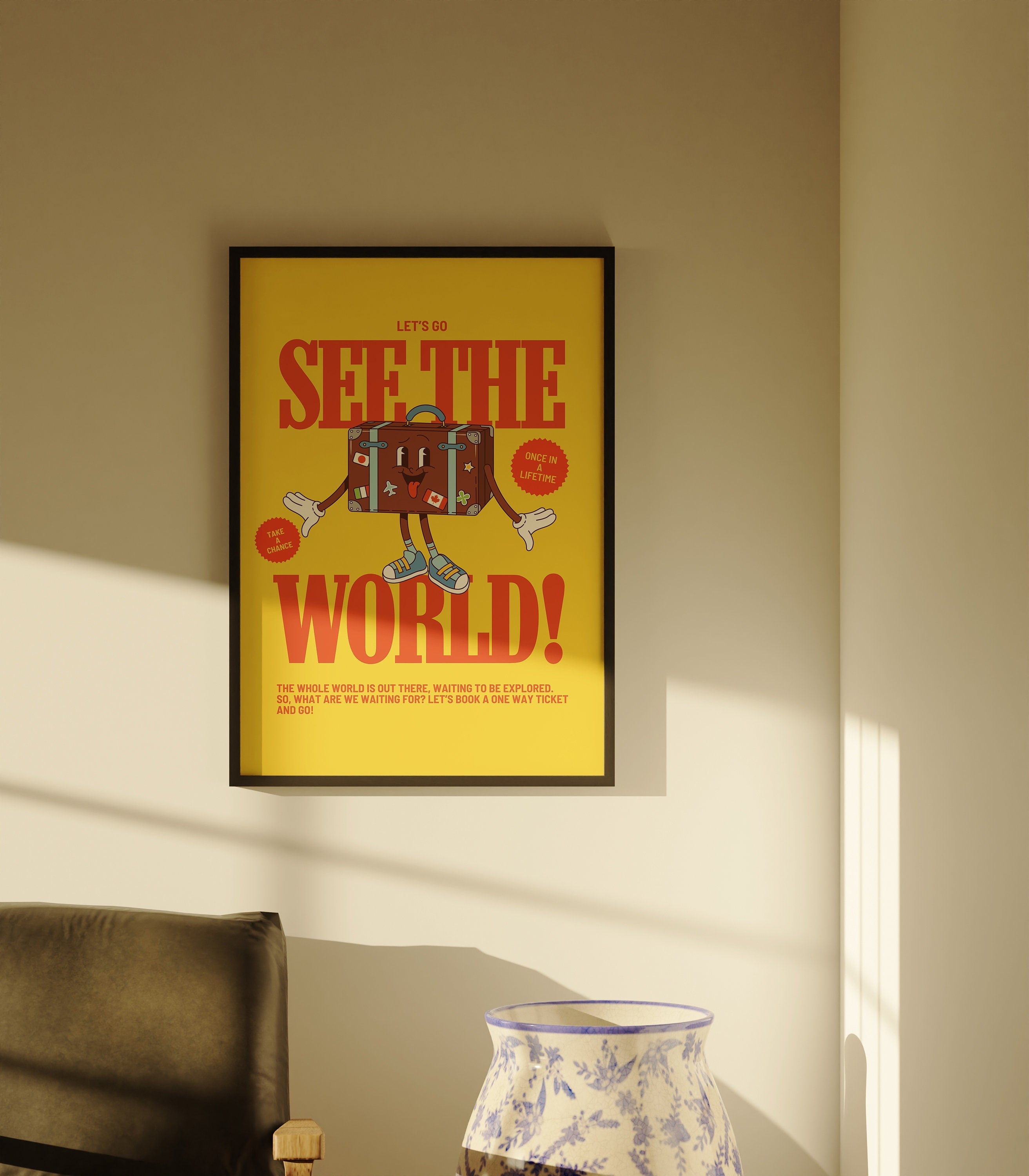See The World Digital Art Print