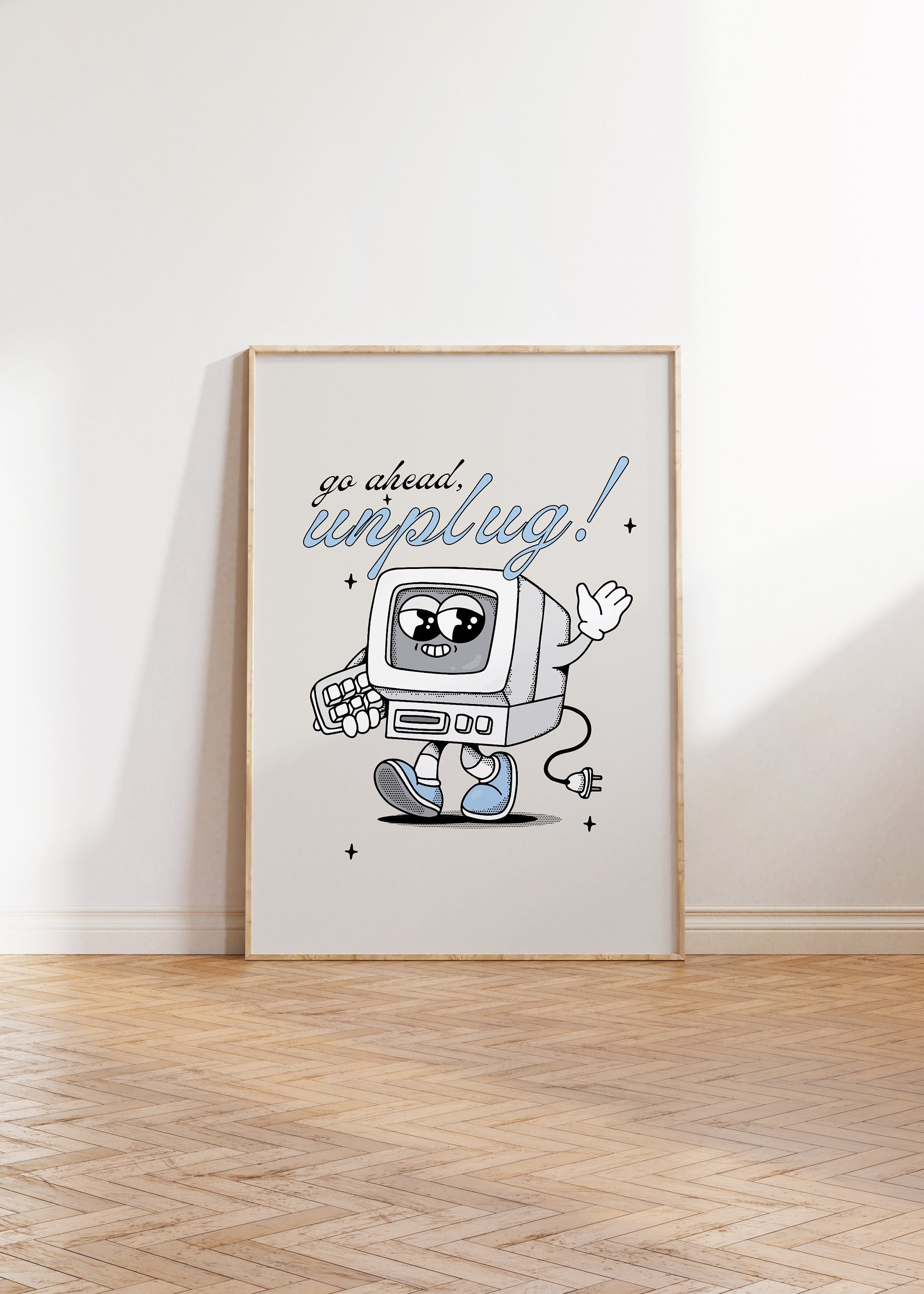 Unplug Digital Art Print