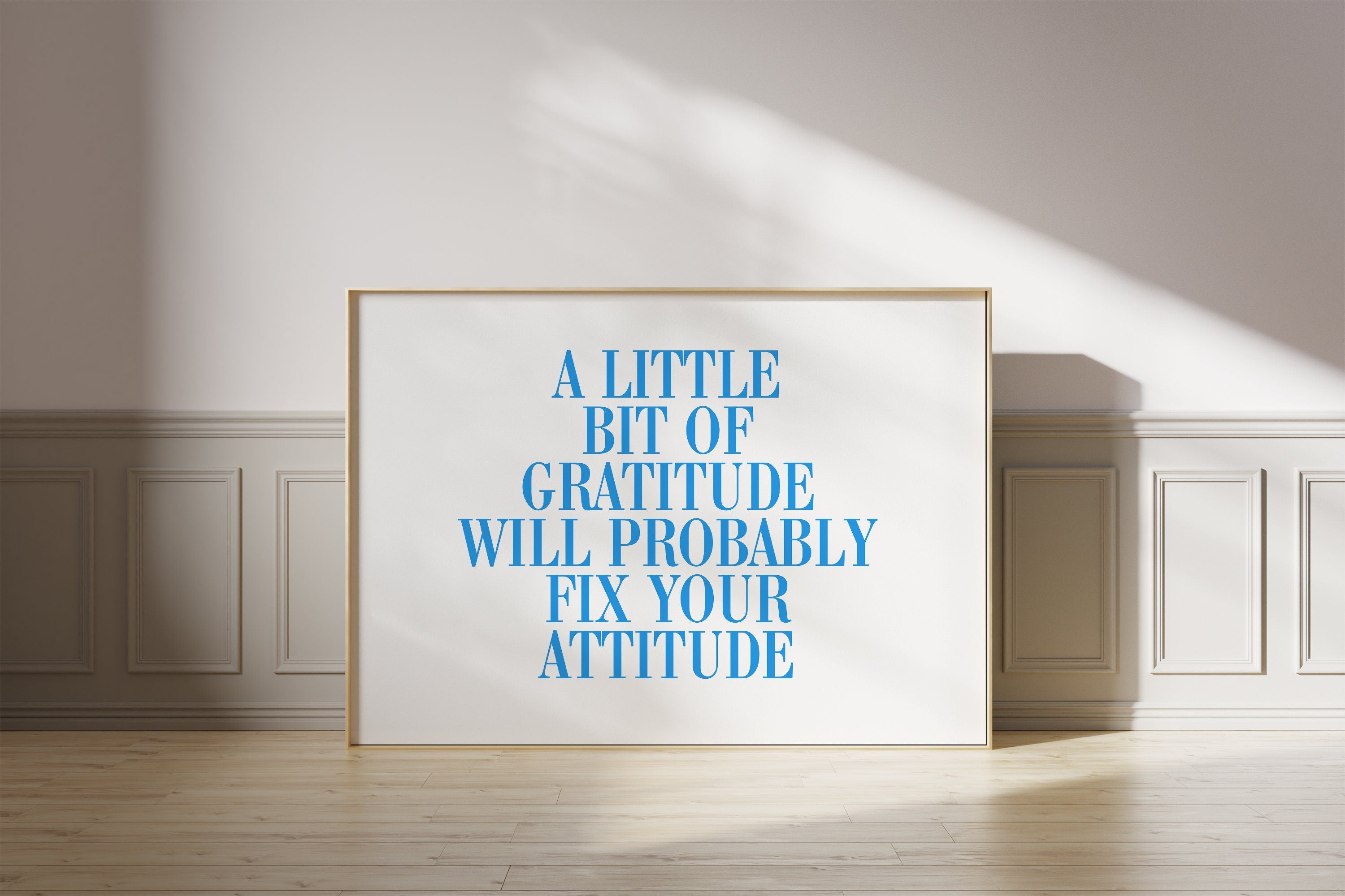 Gratitude Horizontal Digital Art Print