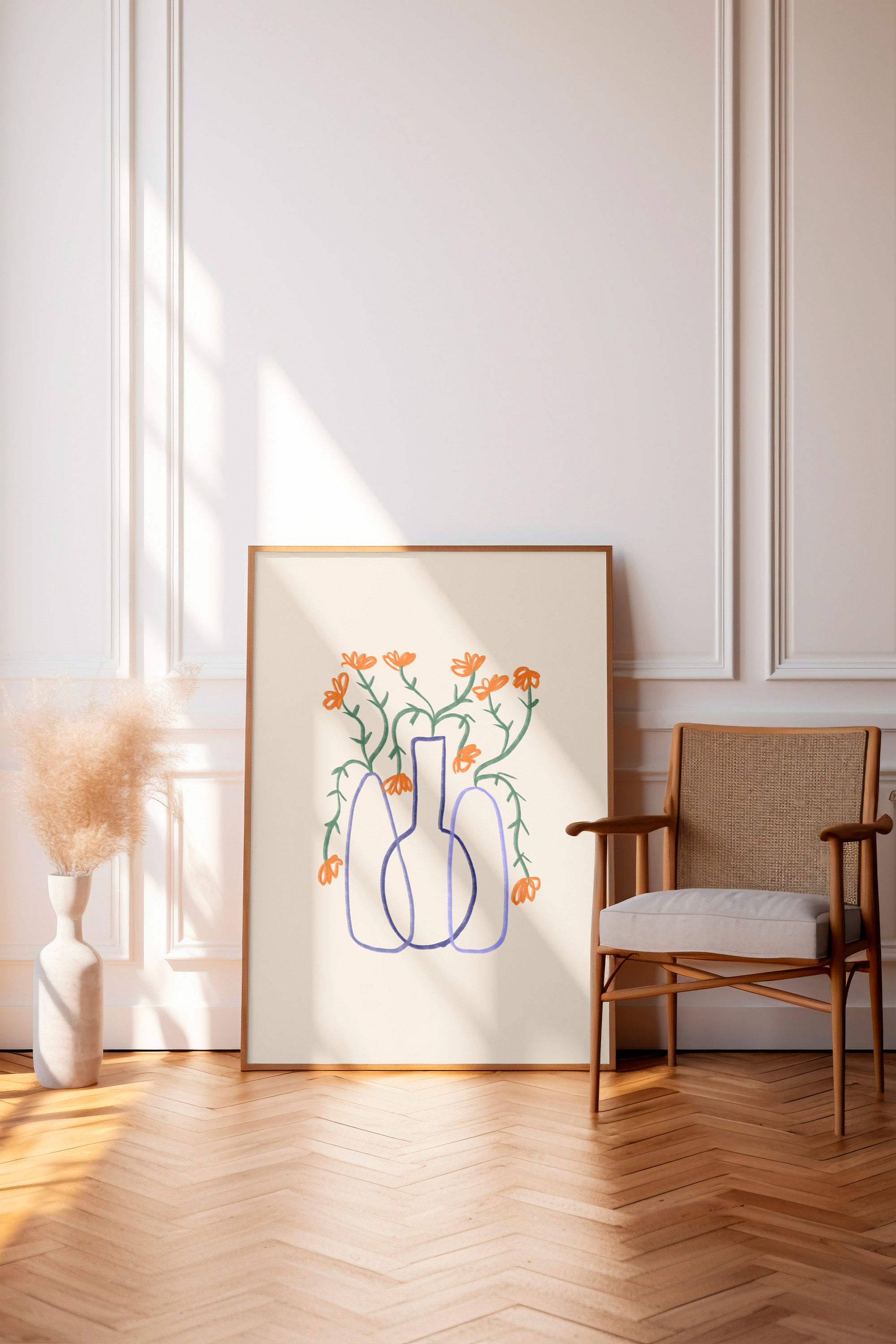 Bouquet of Flowers Digital Art Print