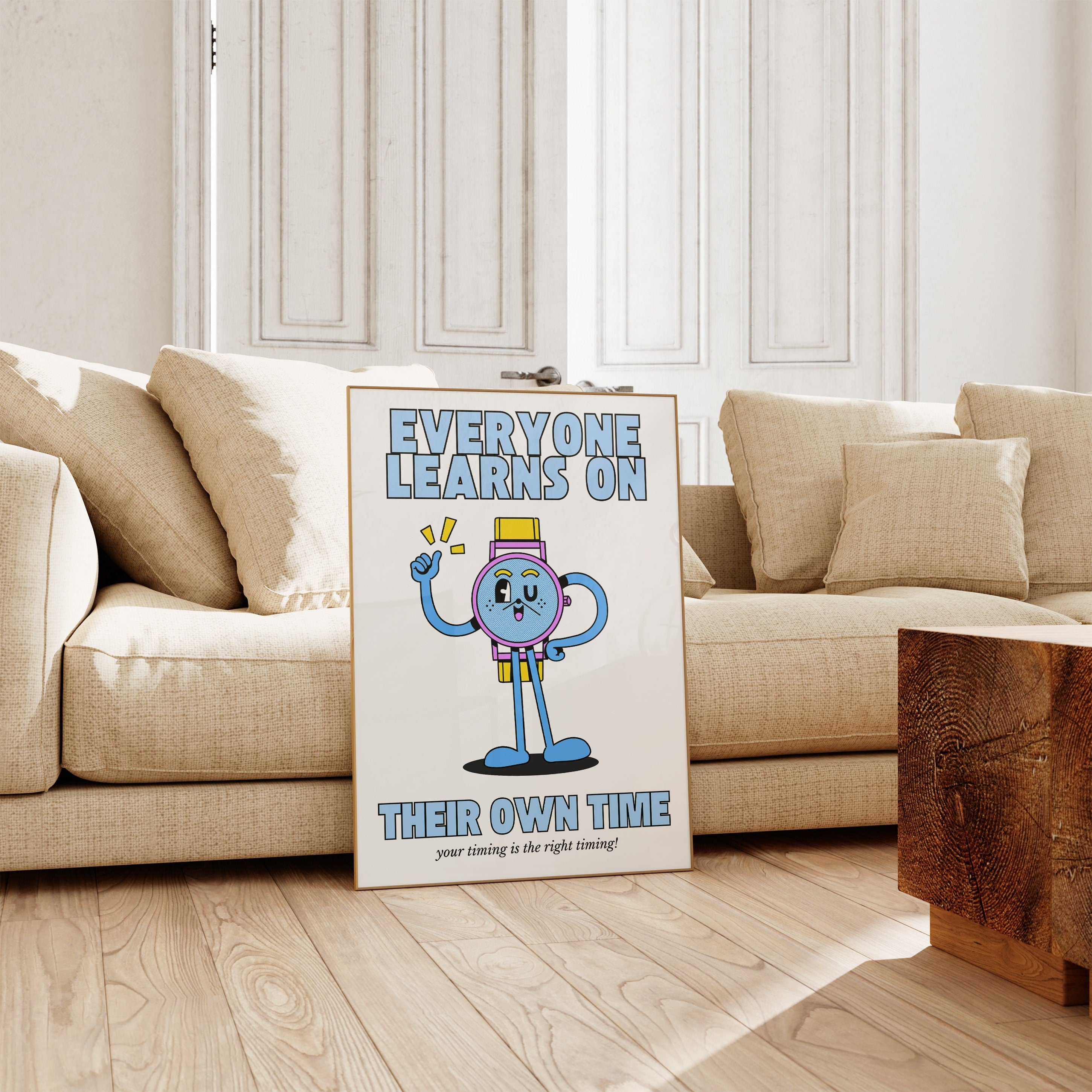 Gallery Wall Set of Four Digital Art Prints