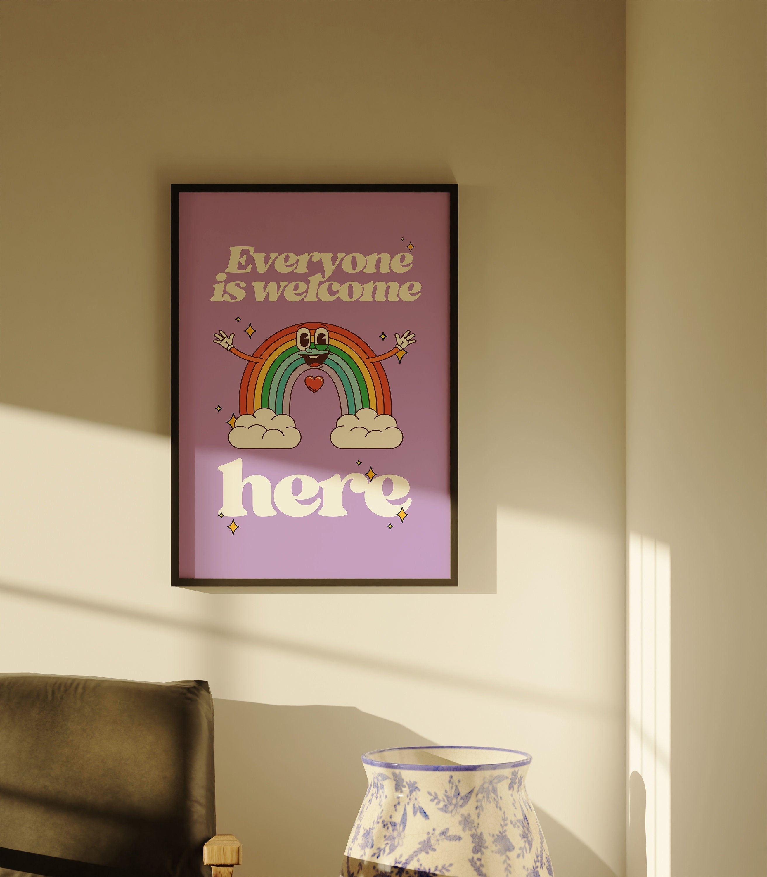 Gallery Wall Set of 6 Digital Art Prints