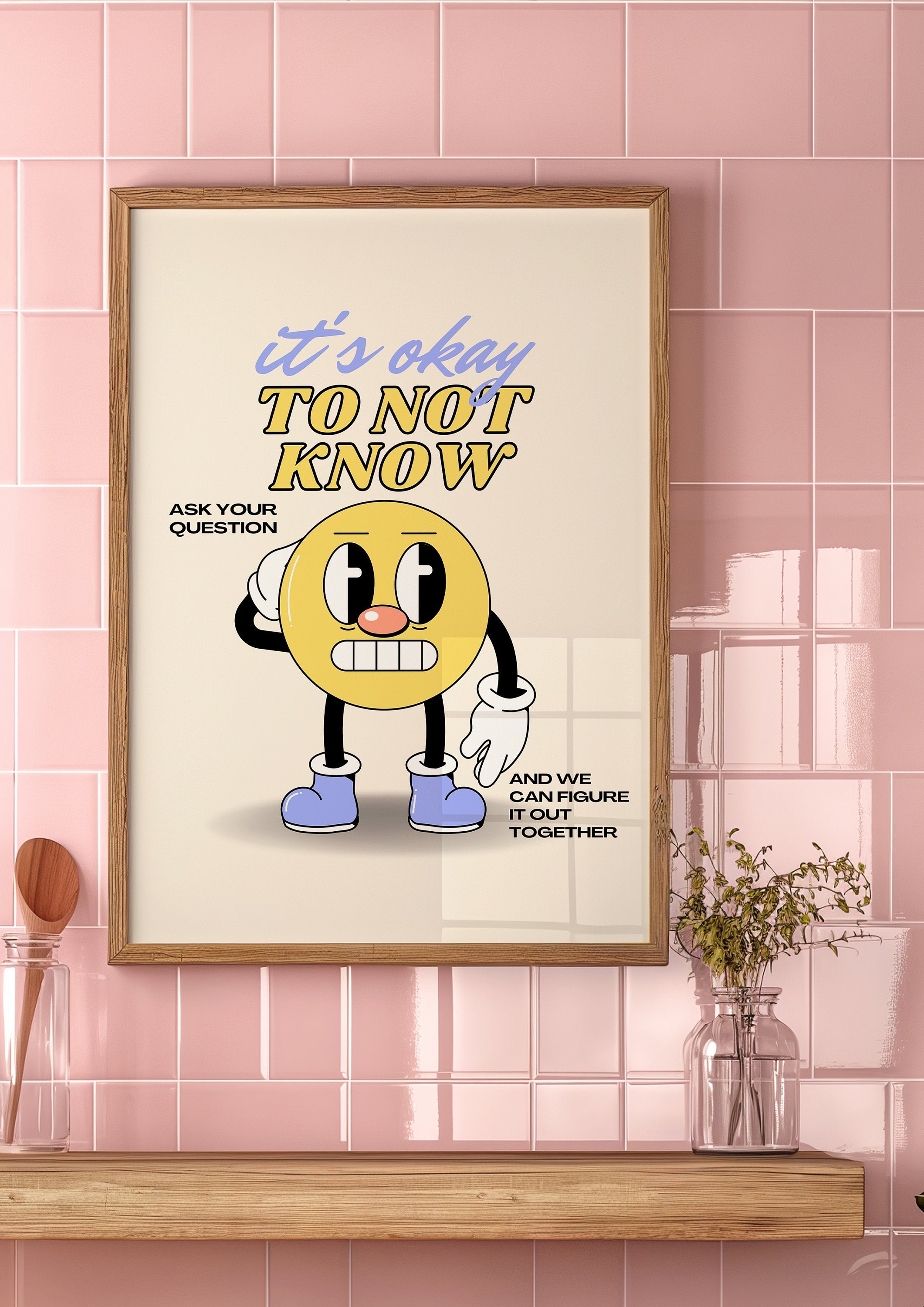 Gallery Wall Set of 6 Digital Art Prints