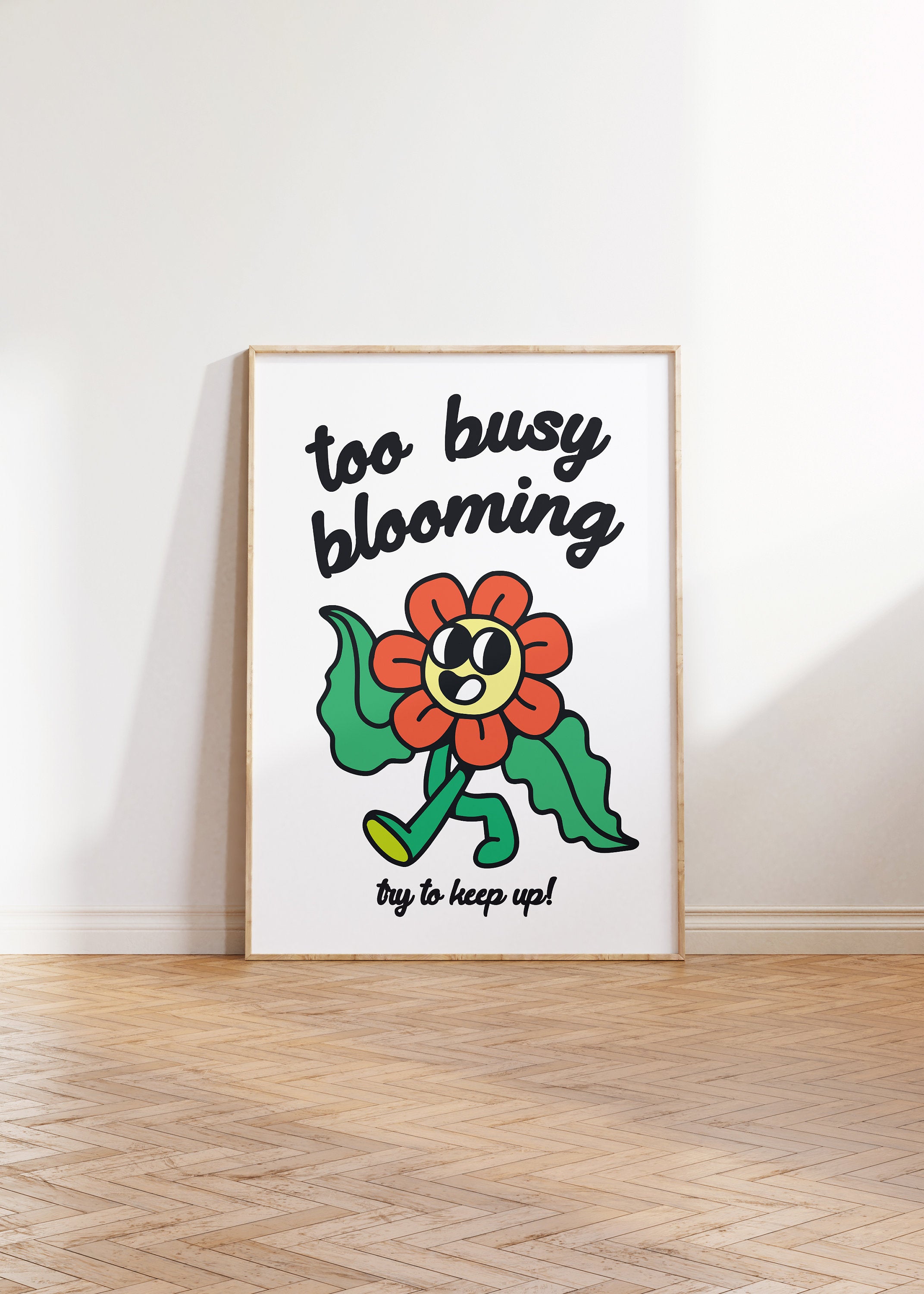 School Print, Inclusivity Digital Print, Instant Download, Floral Art, Blooming Art Print, Retro Art Print, Classroom Posters, Kids Room Art