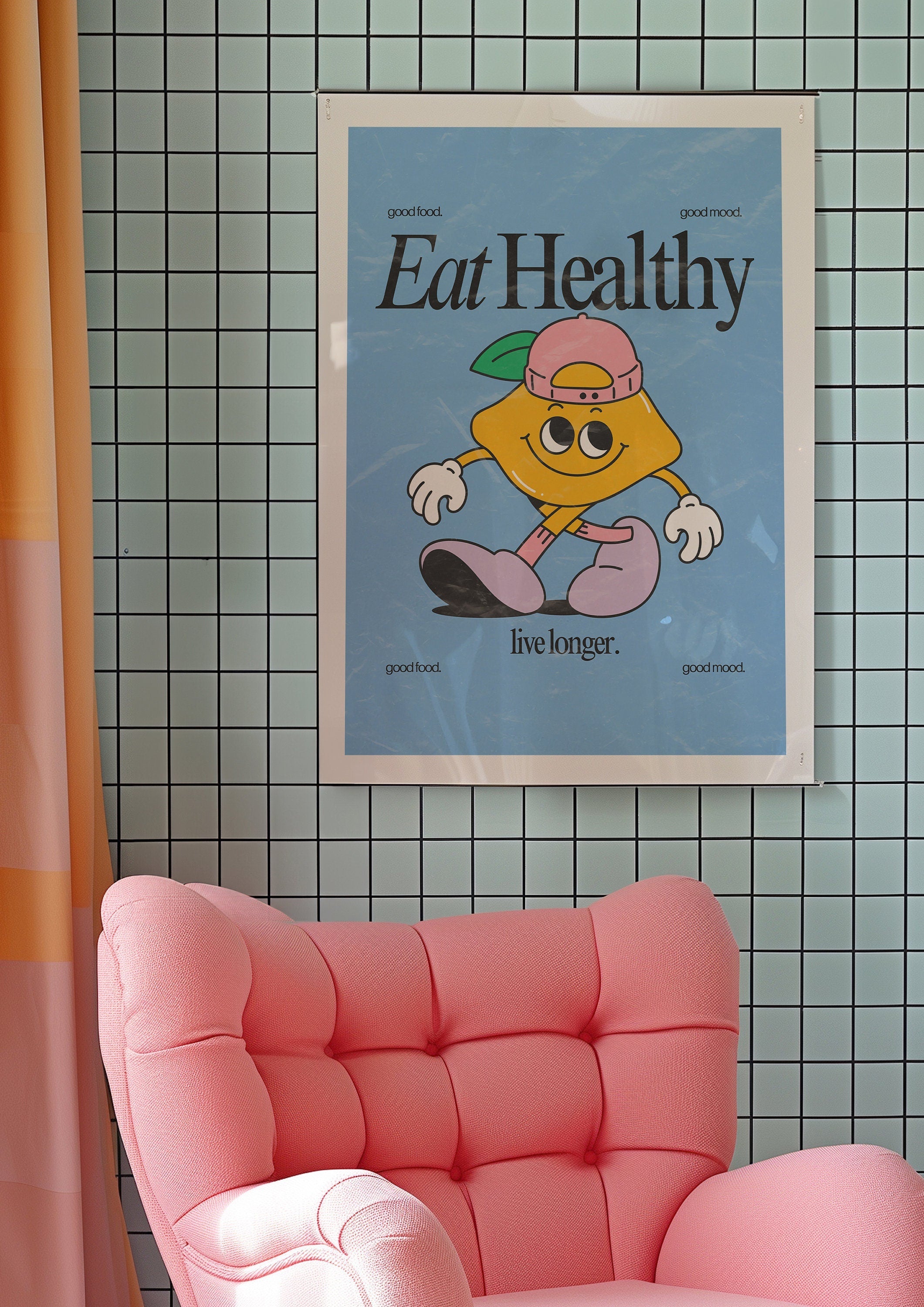 Eat Healthy Digital Art Print