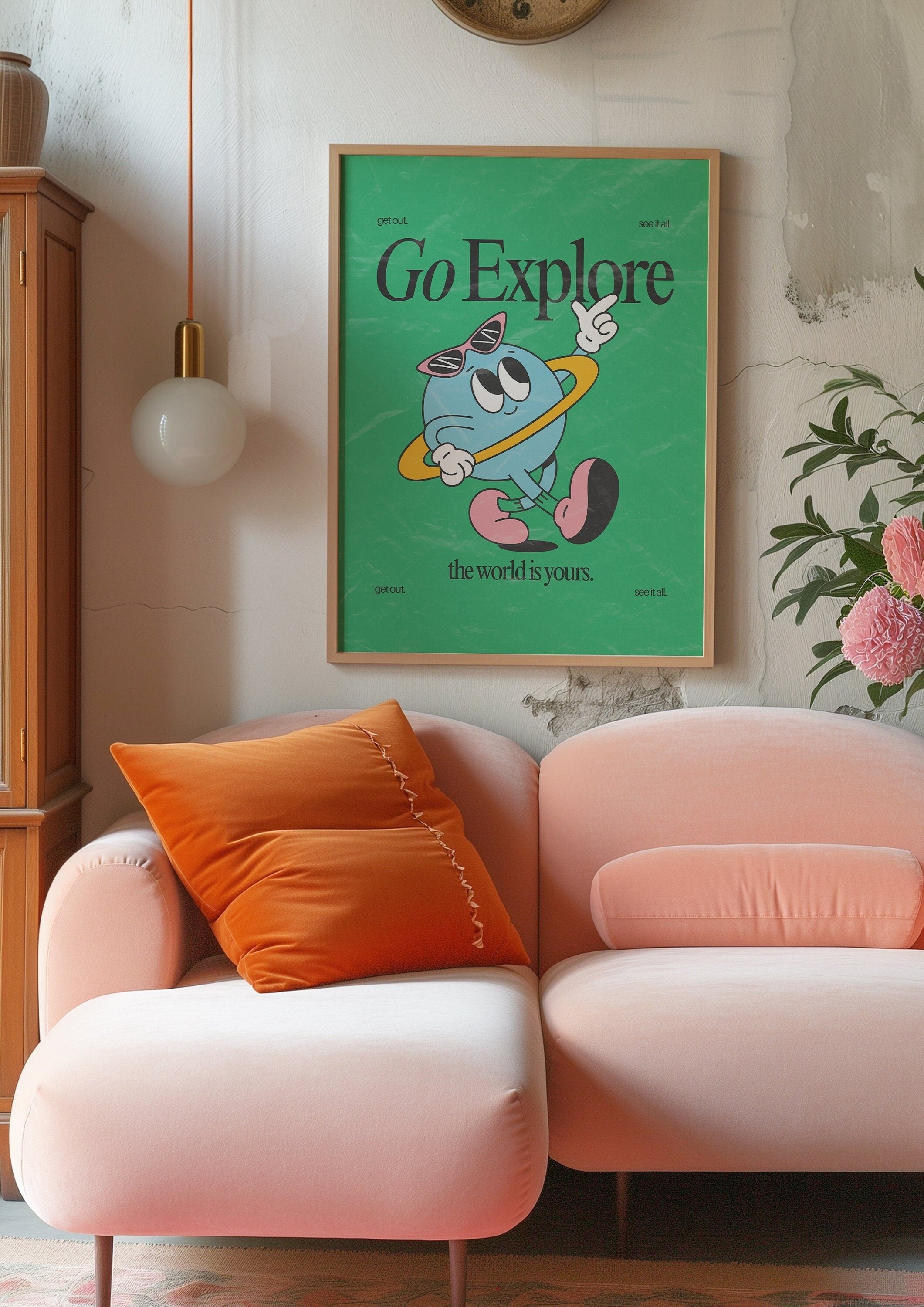Go Explore Digital Art Print