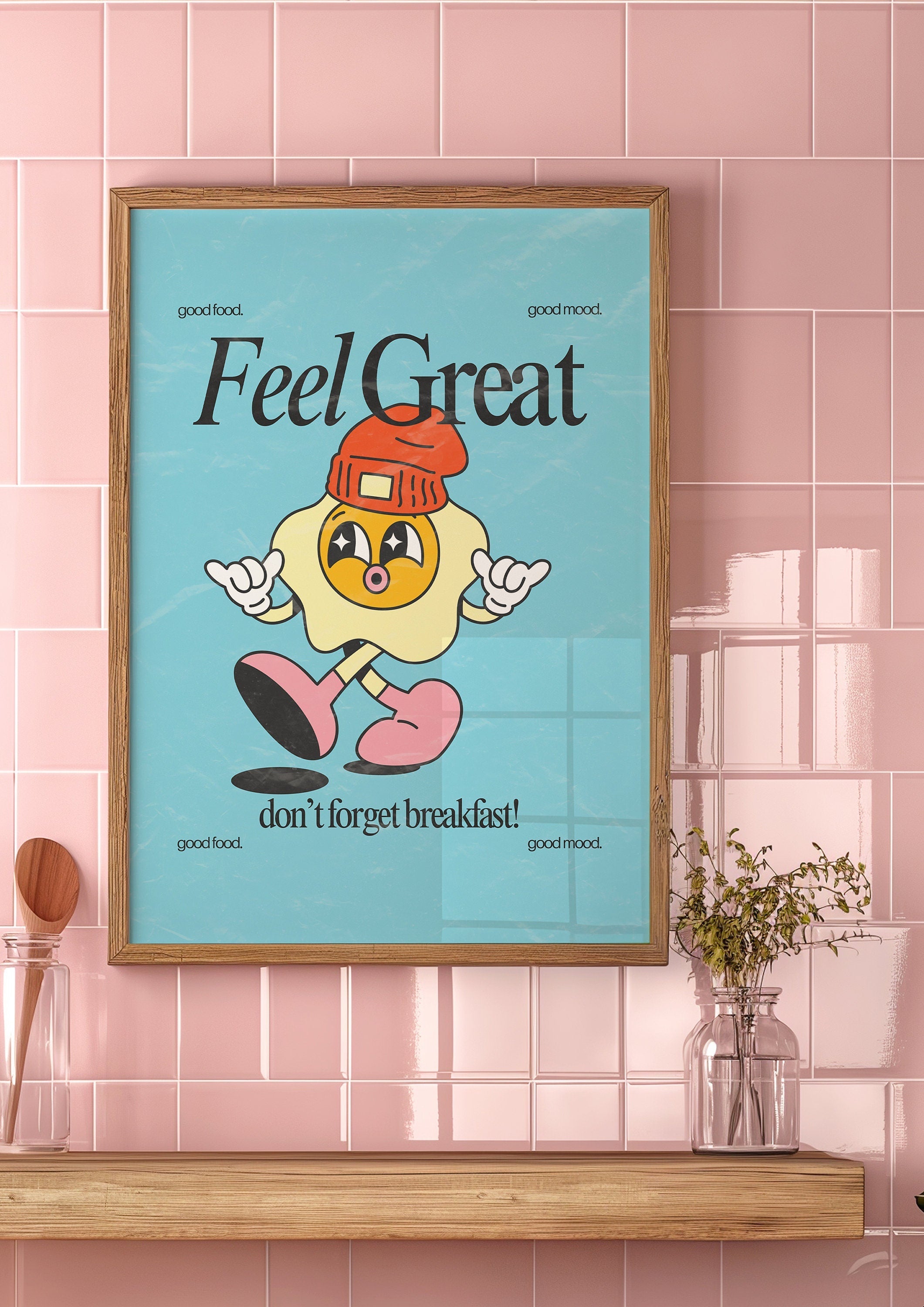 Gallery Wall Set of Eight Digital Art Prints