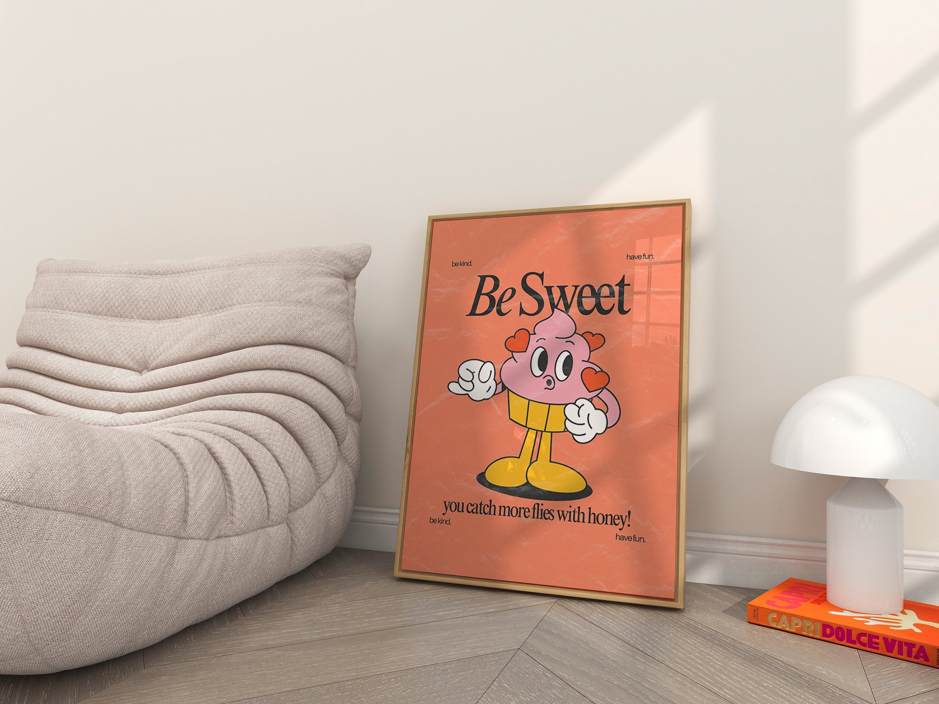 Gallery Wall Set of Four Digital Art Prints
