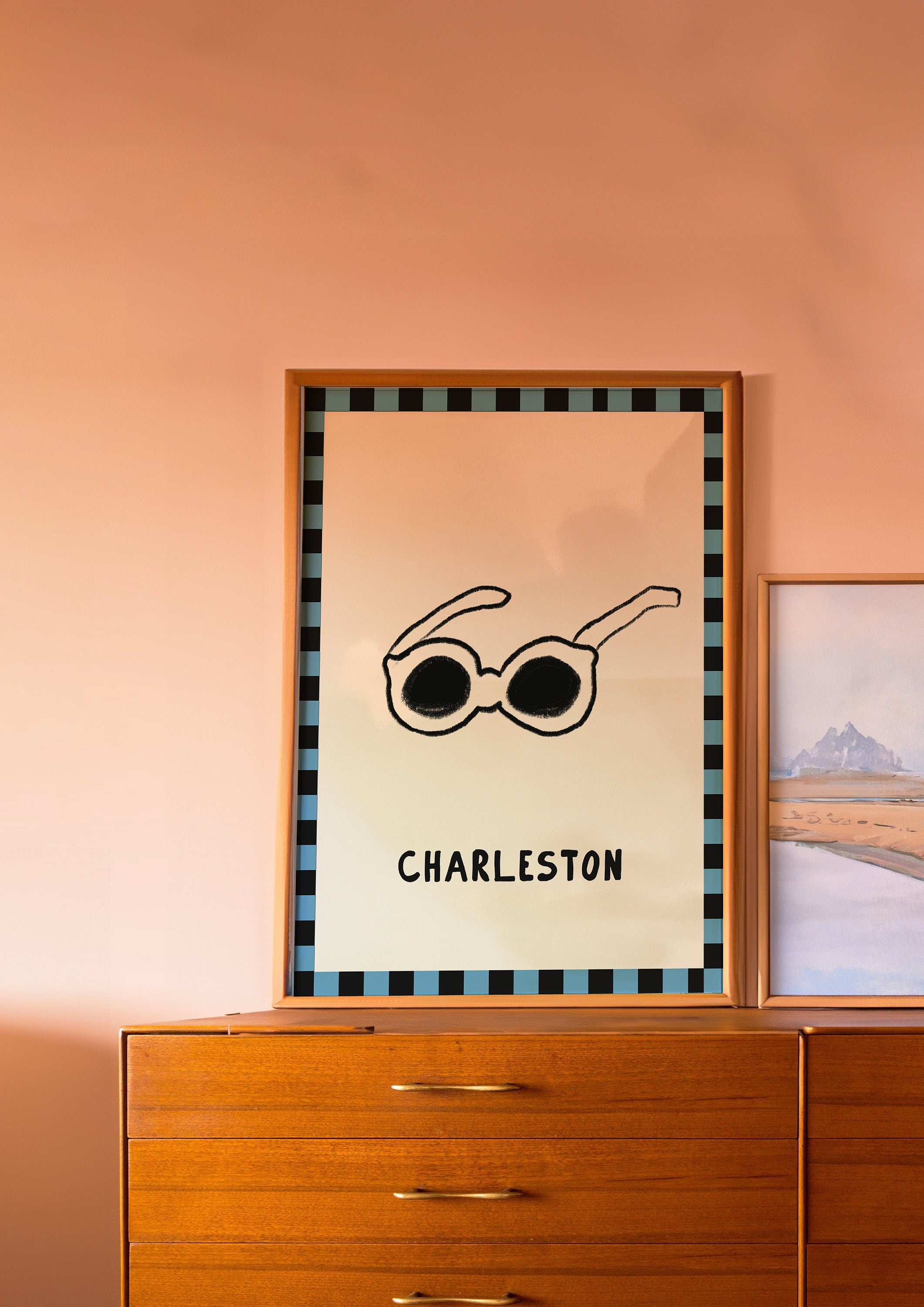 Charleston Print, Charleston Wall Art, Charleston Poster, South Carolina Poster Print, Summer Decor, Summer Art Print, Digital Download