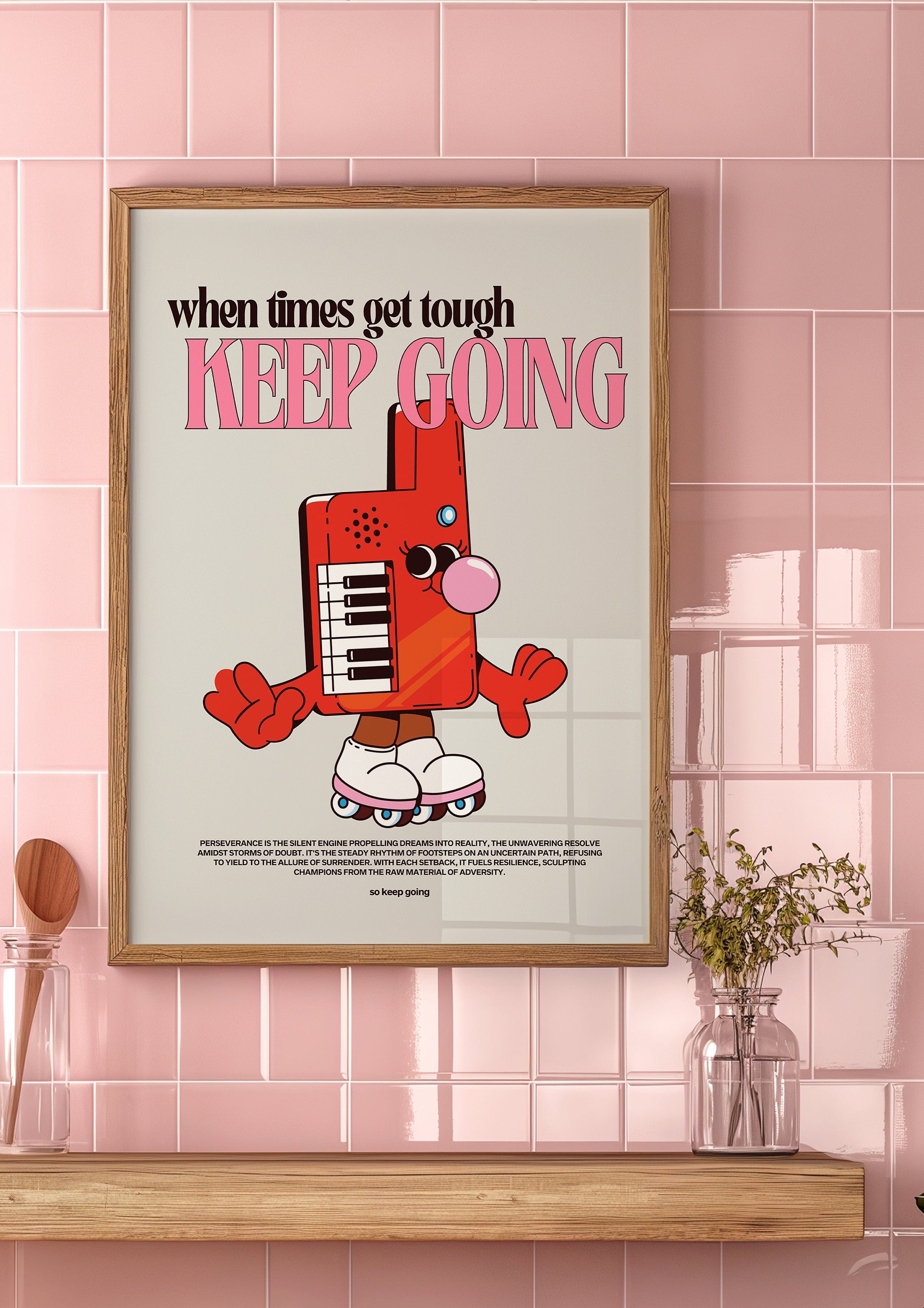 Music Art, Keep Going Art, Music Illustration, Kids Art Print, Childrens Posters, School Posters, Art Prints for Kids