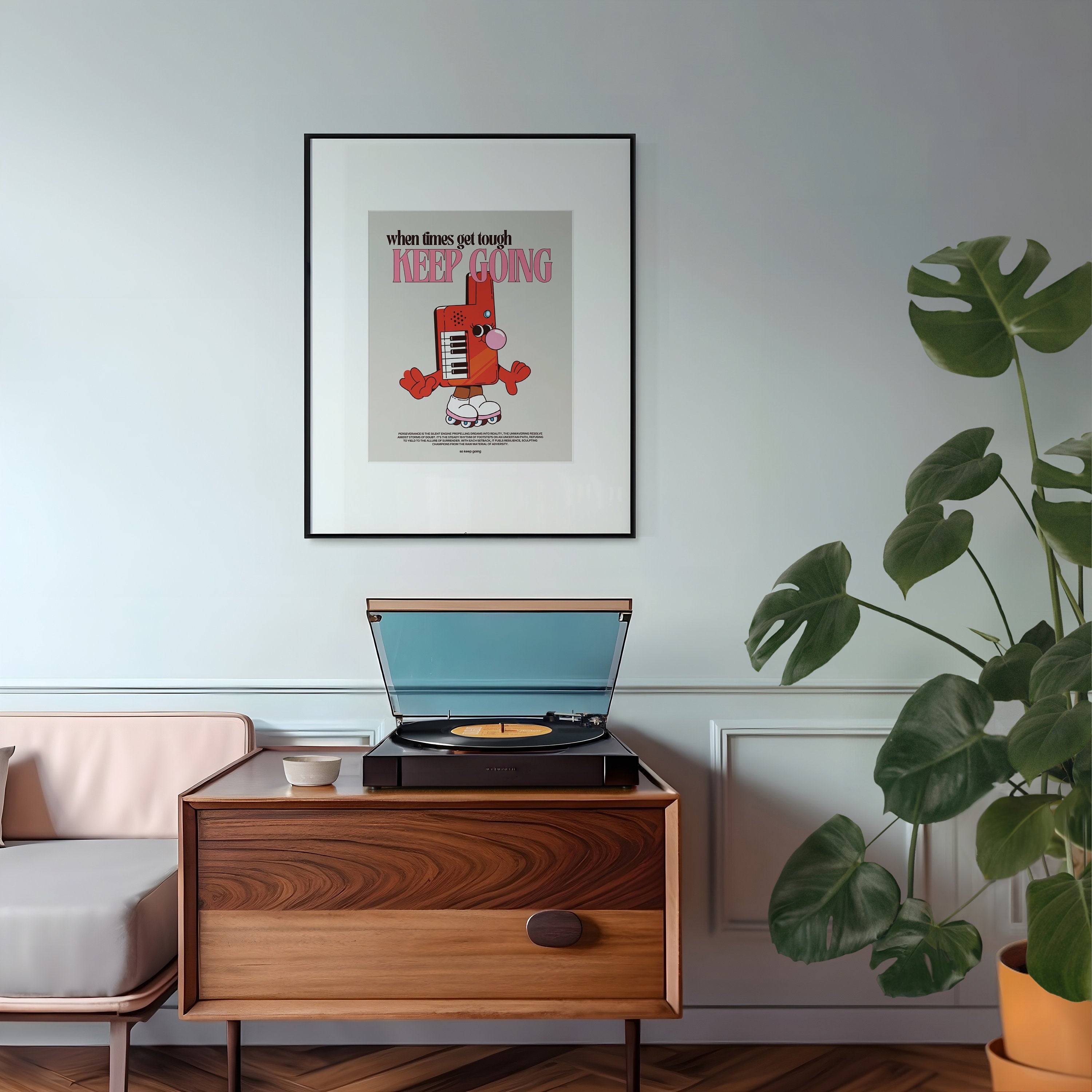 Music Art, Keep Going Art, Music Illustration, Kids Art Print, Childrens Posters, School Posters, Art Prints for Kids