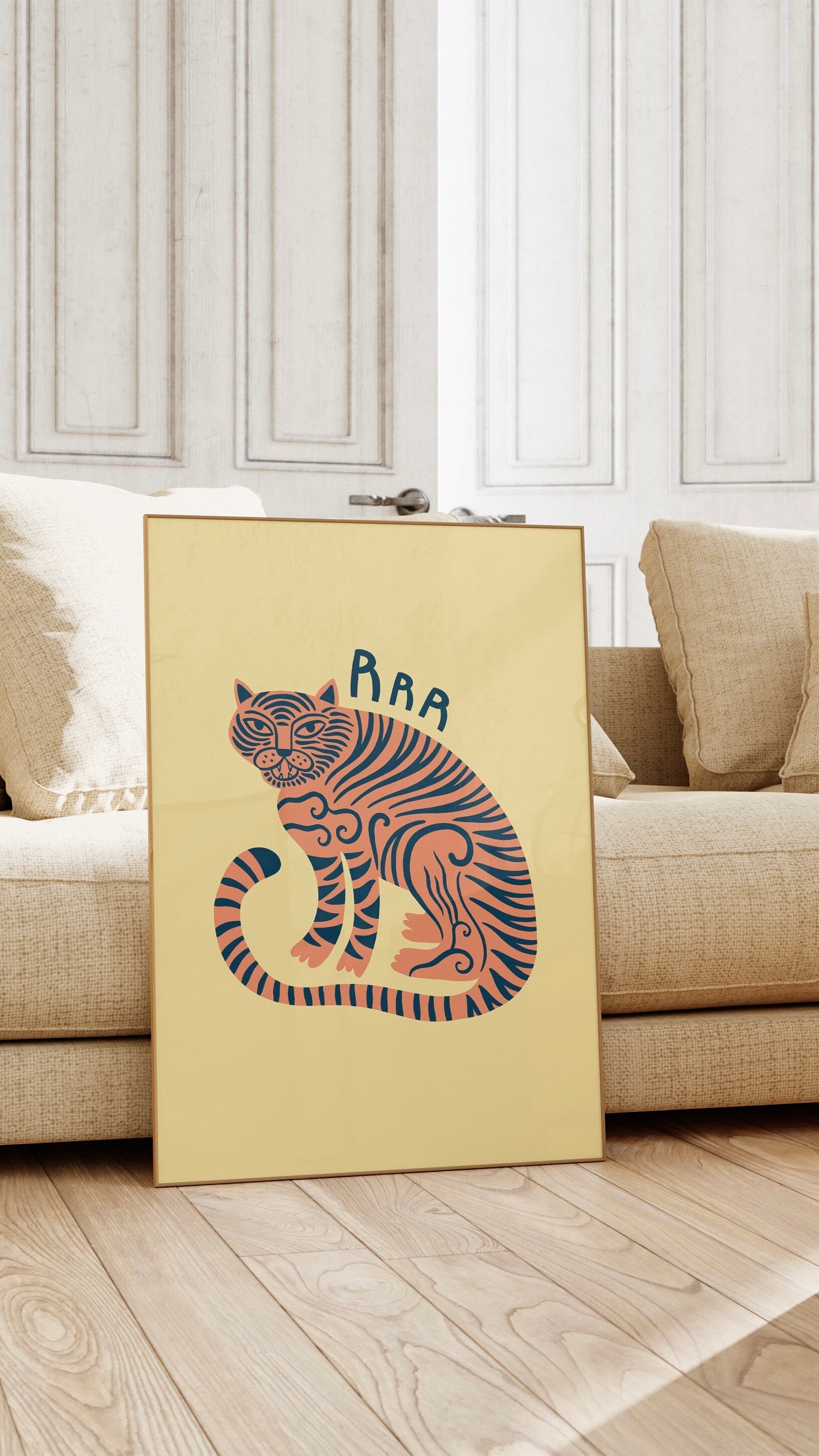Gallery Wall Set of Four Digital Art Prints