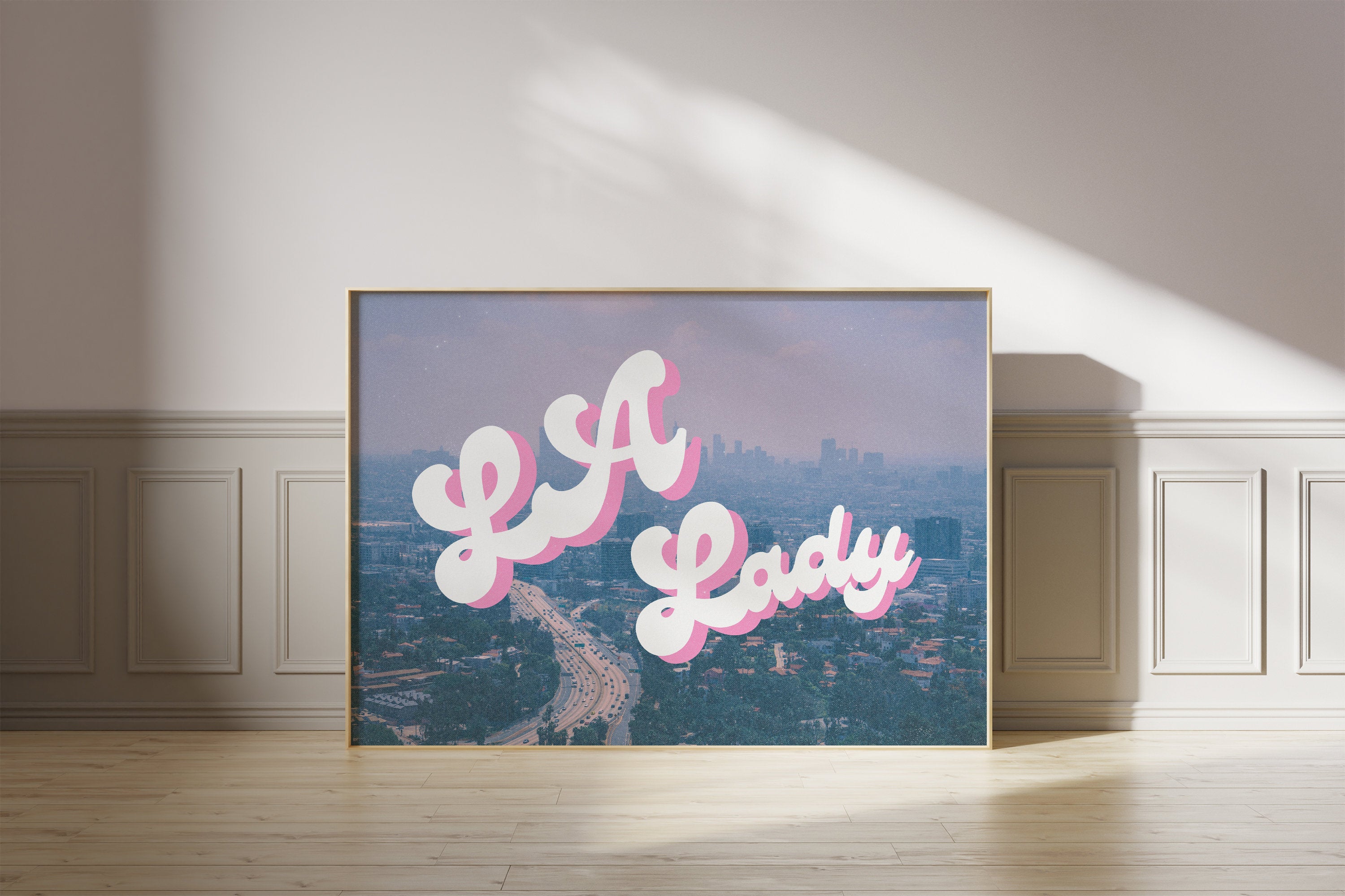 Los Angeles Poster, See you in Los Angeles, Retro LA Prints, Retro Photo Art, Los Angeles Decor, Trendy Art Print, LA Posters, LA Art Print