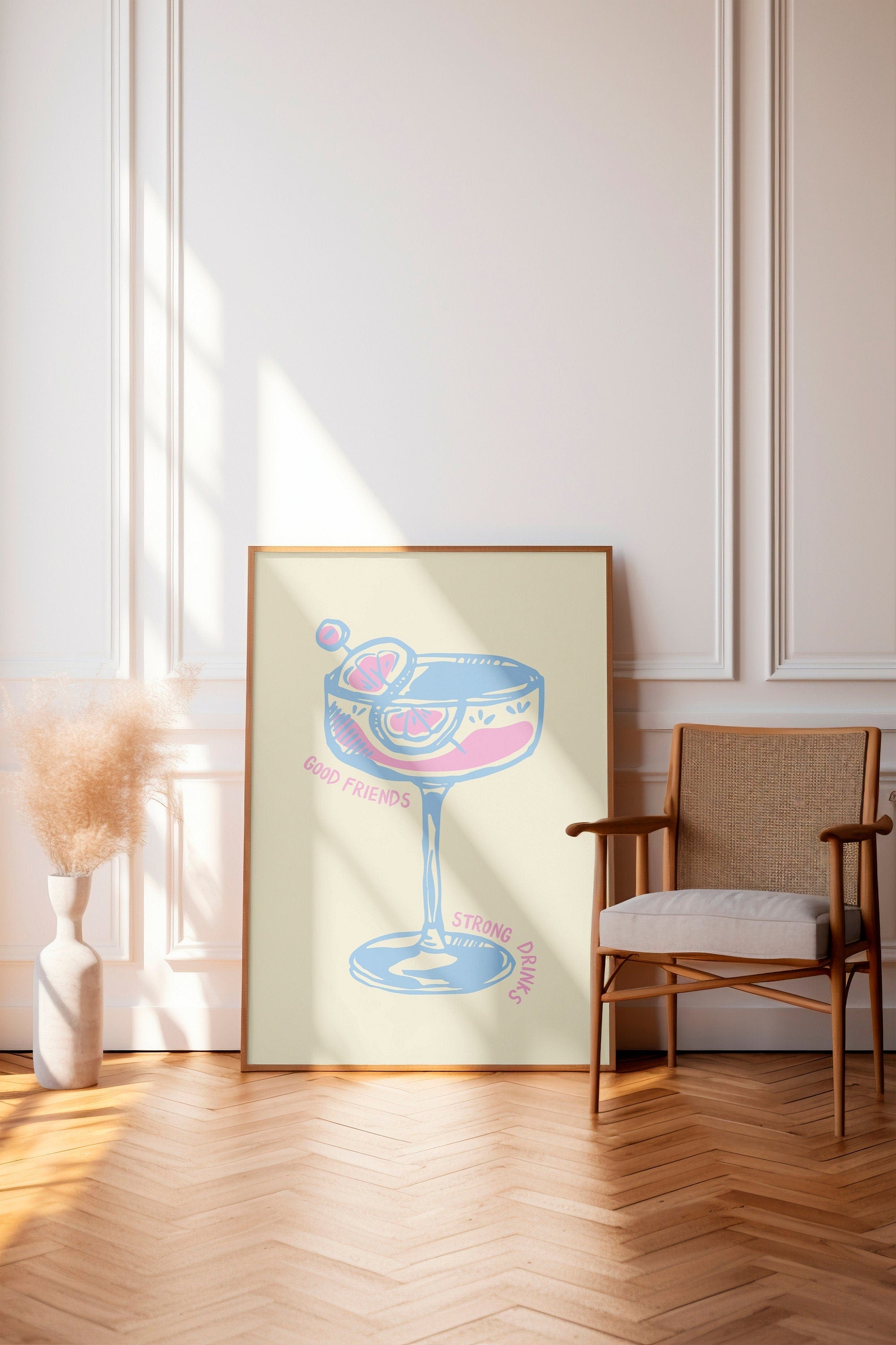 Cocktail Print, Martini Poster, Signature Drink Sign, Cocktail Poster, Bar Cart Prints, Cocktail Wall Art, Gift, Digital Print Download