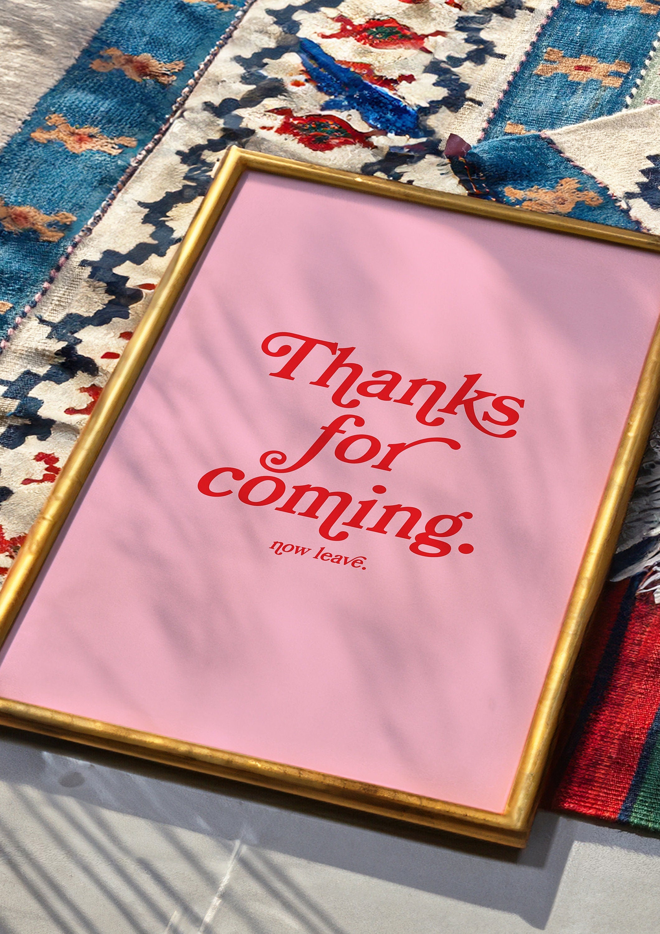 Thanks for coming-Digital Prints-Wall Art Print-Typography Art-Downloadable Print-Bar Art Prints-Living Room Decor-Funny Wall Art-Bright Art