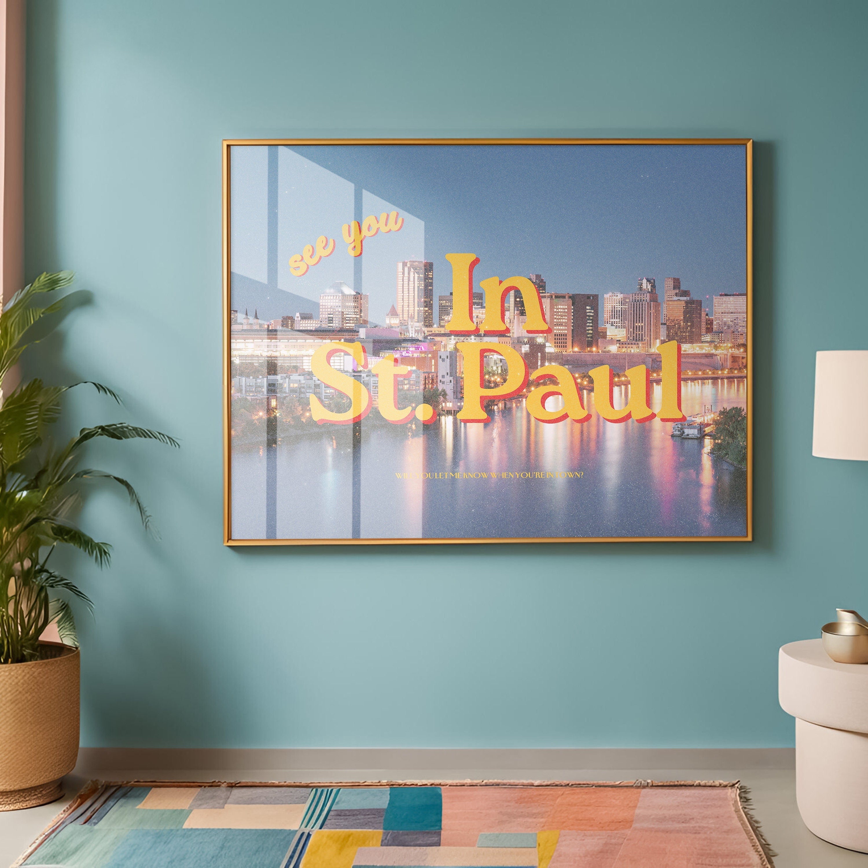 See you in St. Paul Retro Photograph Digital Art Print
