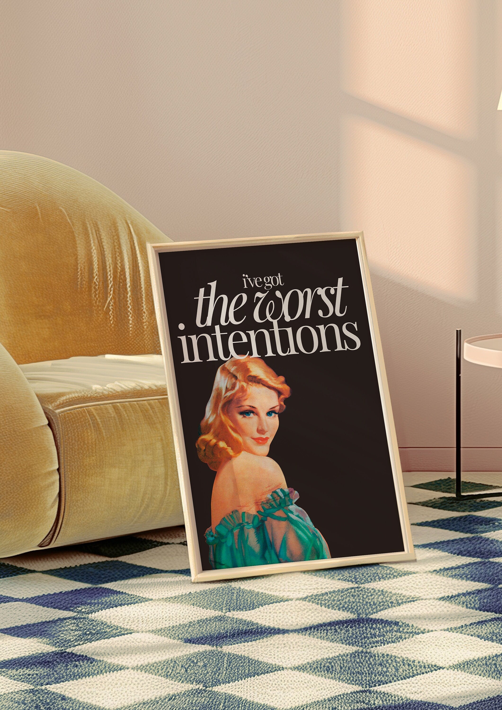 The Worst Intentions Pulp Digital Art Print