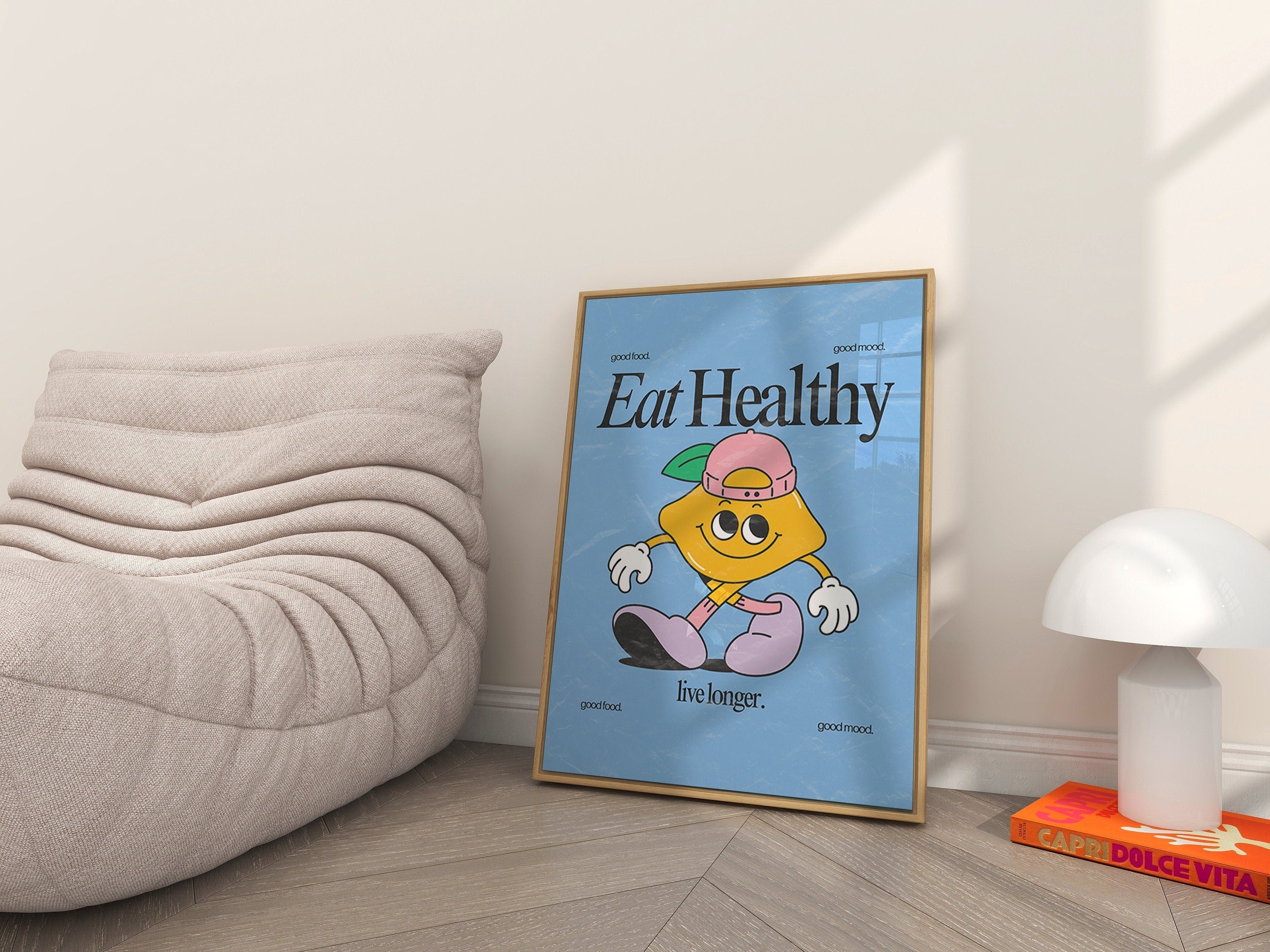 Eat Healthy Digital Art Print