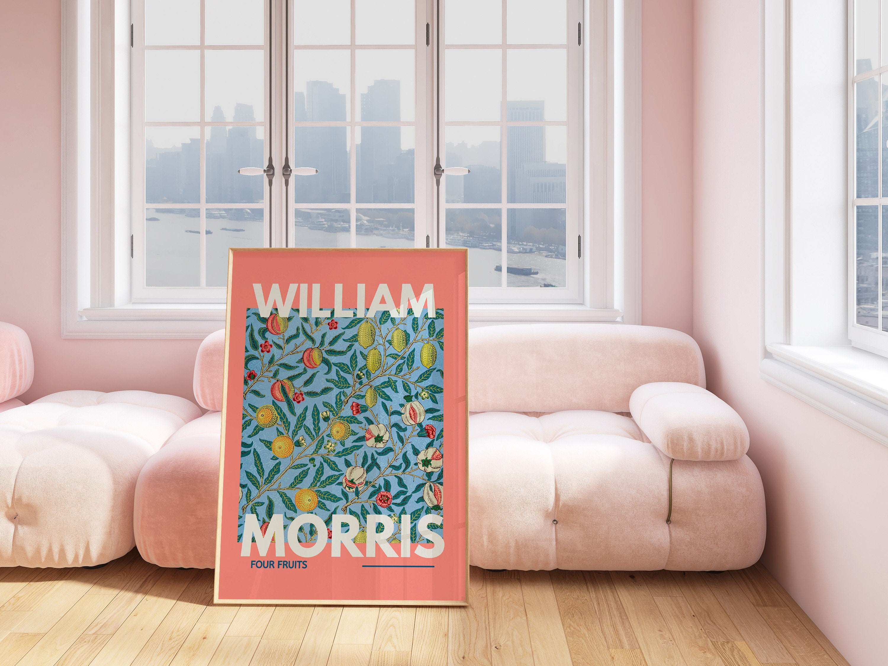 Gallery Set of 3, William Morris, Art Prints Floral, Colorful Print, Girls Bedroom, Floral Gift Idea, english cottage gallery wall