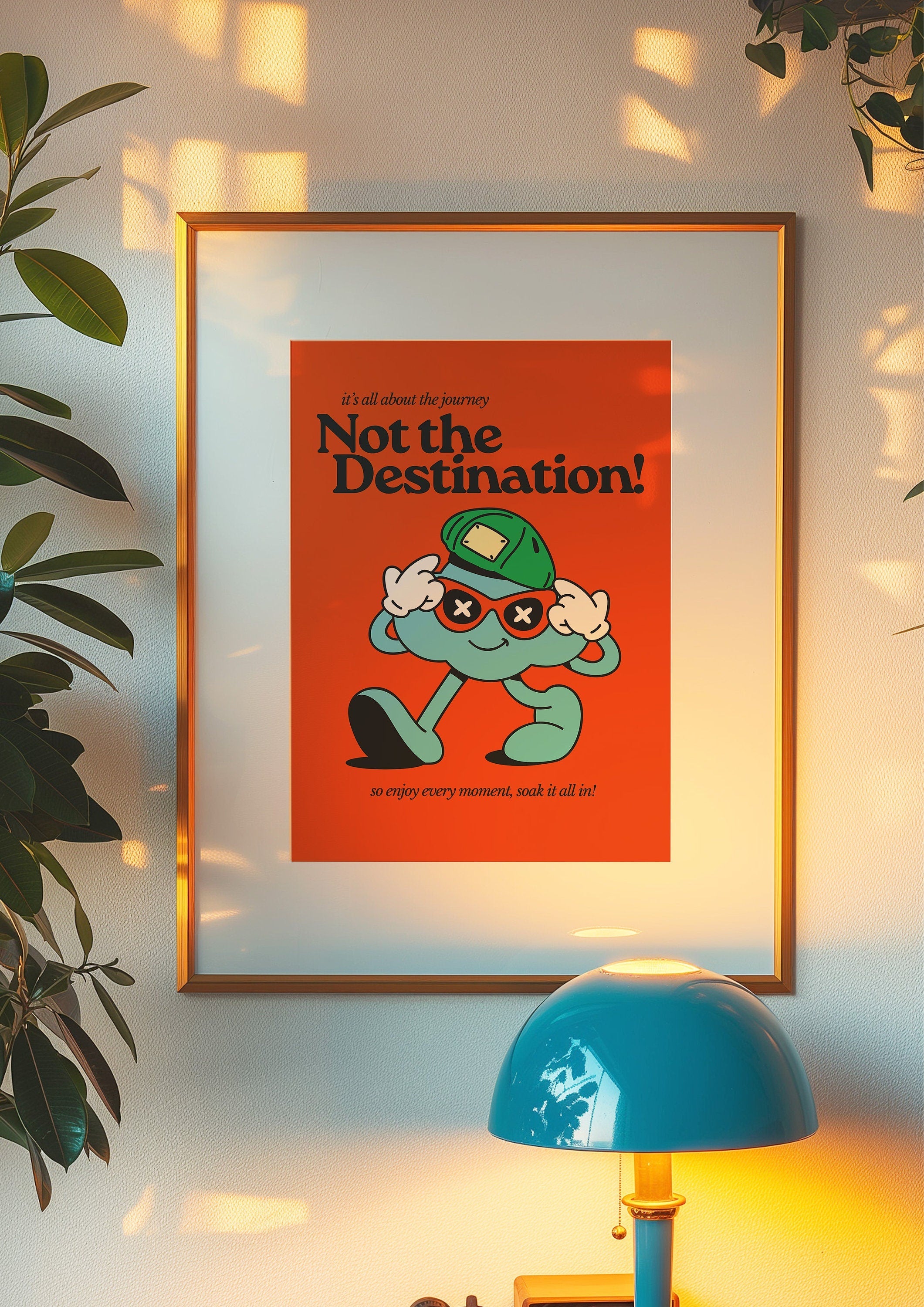 Classroom Art,Kids Room Art,Downloadable Print,Cartoon Art Print,Positivity Print,Trendy Posters,Vintage Mascot Art,Cute Positive Art