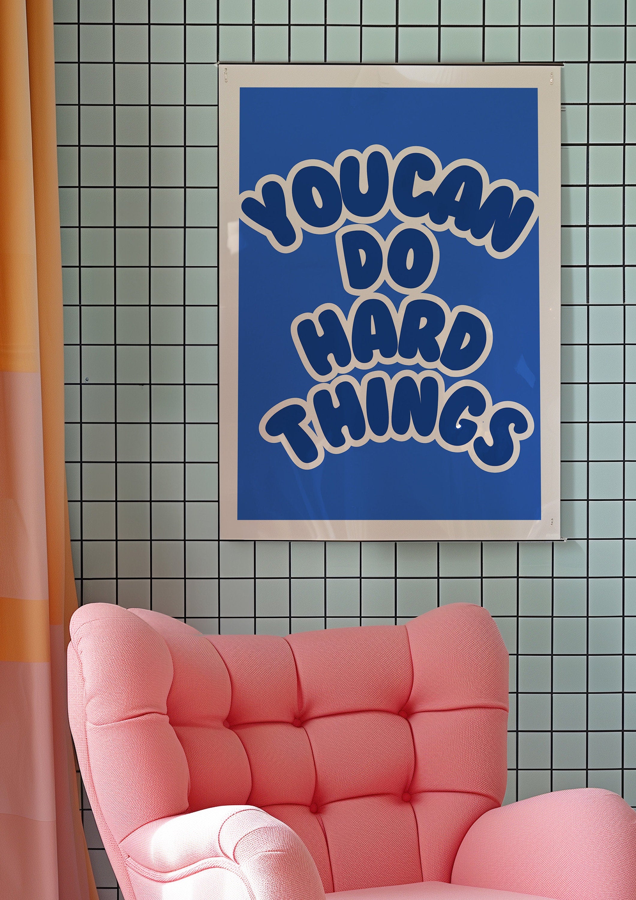 Classroom Art, Kids Room Art, Downloadable Print, Positive Art Print, Hard things art print, Trendy Posters, Cute Positive Art