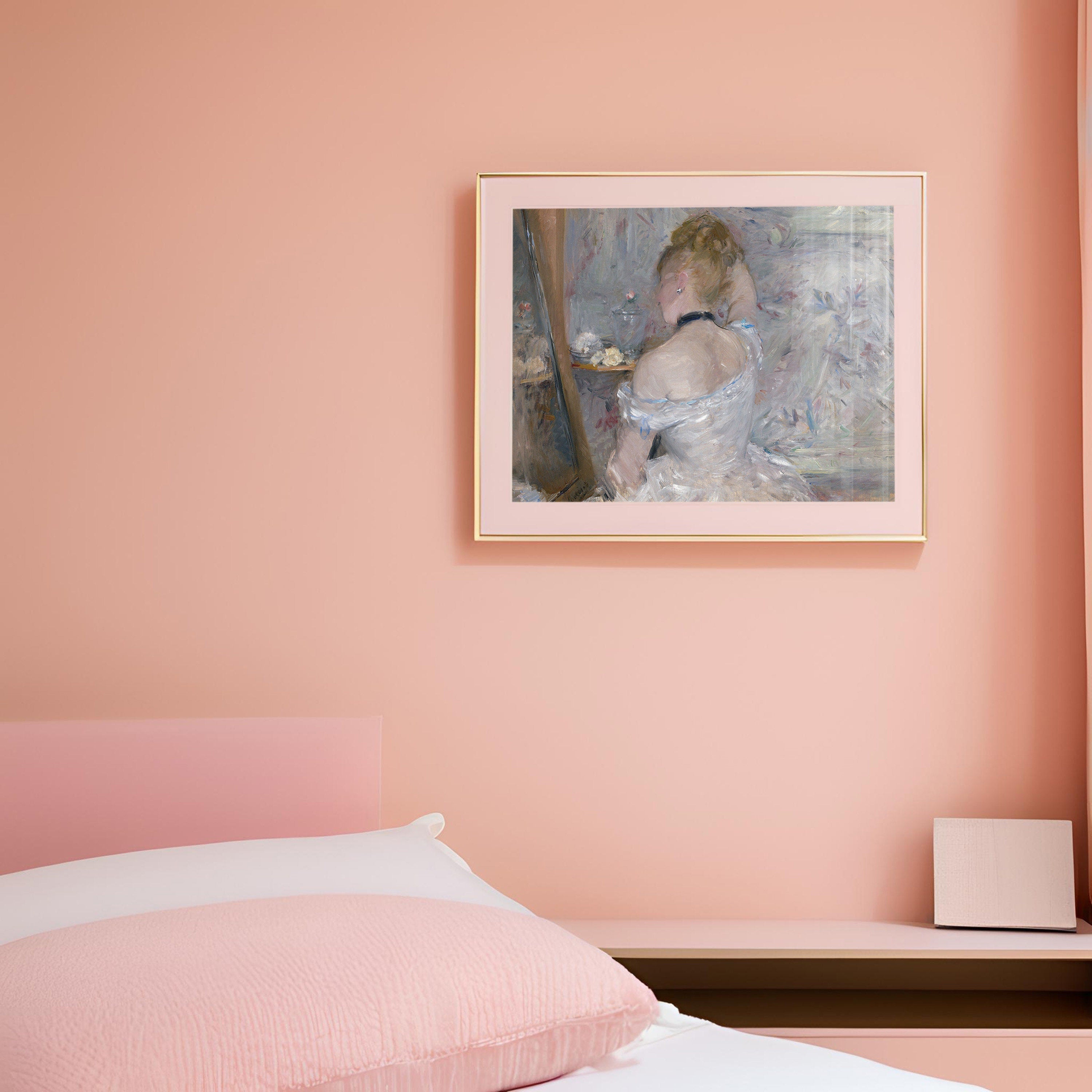Classic Painting, Classic Art Print, Multi Color Floral Painting, Pink Painting Wall Art, Pink floral Prints, Digital Download