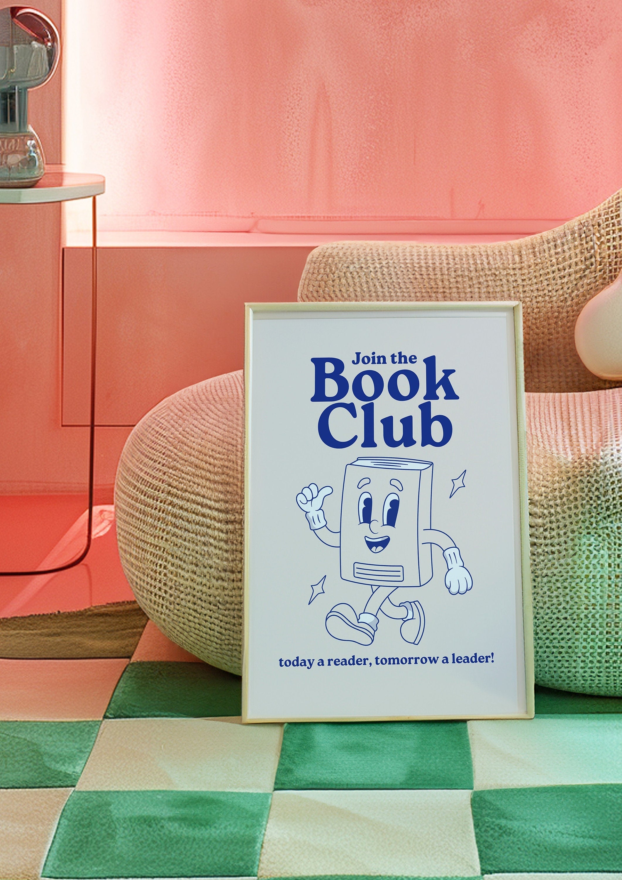 Join the Book Club Digital Art Print