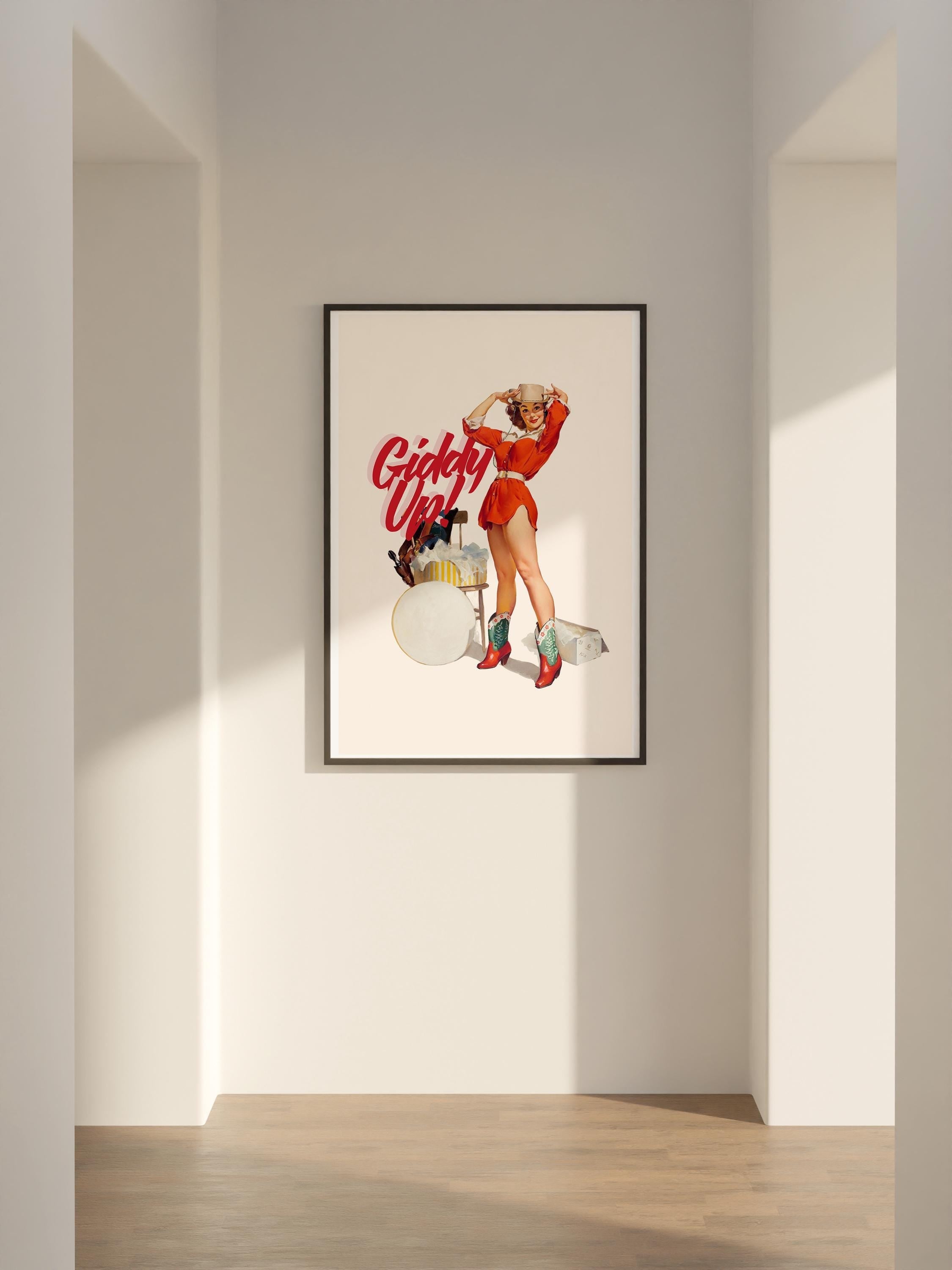 Giddy Up Digital Art Print